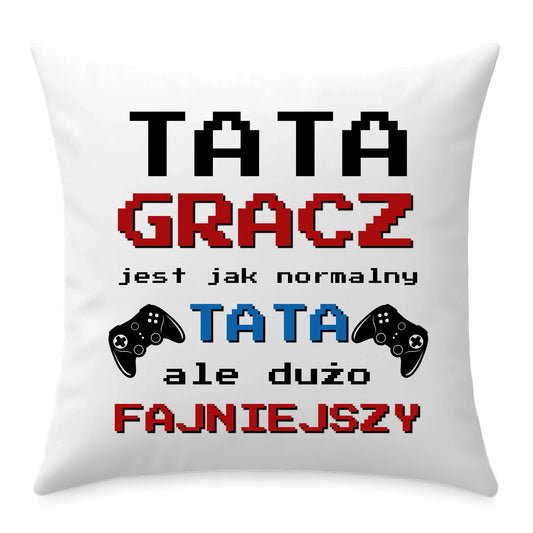 Prezent dla taty poduszka z nadrukiem Dzień Ojca Święta urodziny