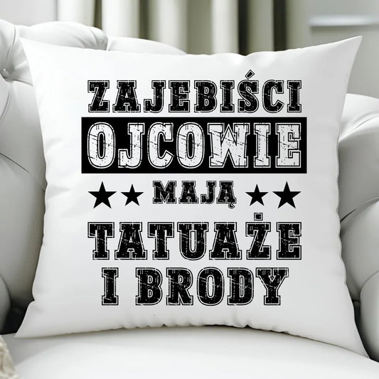 Poduszka z nadrukiem prezent dla taty Dzień Ojca Święta urodziny