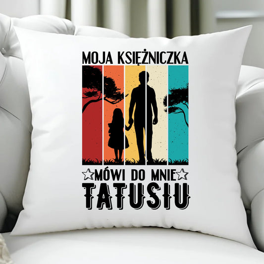 Poduszka z nadrukiem prezent dla taty Dzień Ojca Święta urodziny