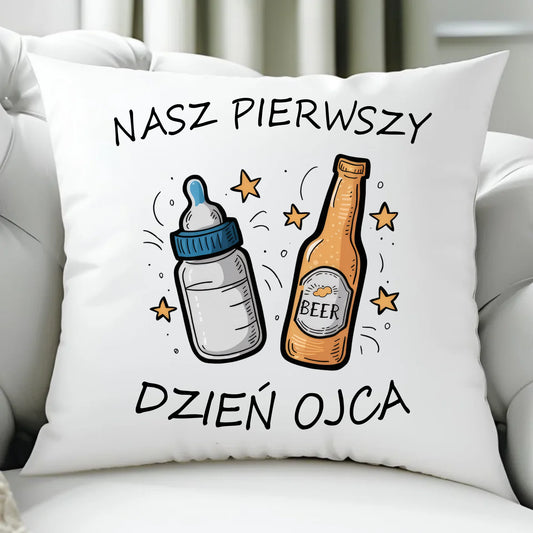 Poduszka z nadrukiem prezent dla taty Dzień Ojca Święta urodziny