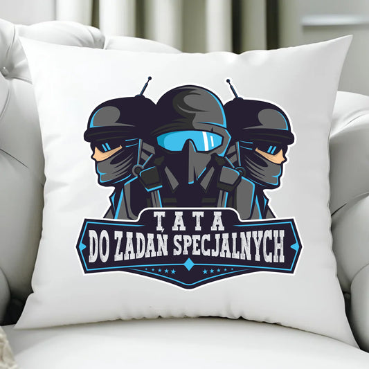 Poduszka z nadrukiem prezent dla taty Dzień Ojca Święta urodziny