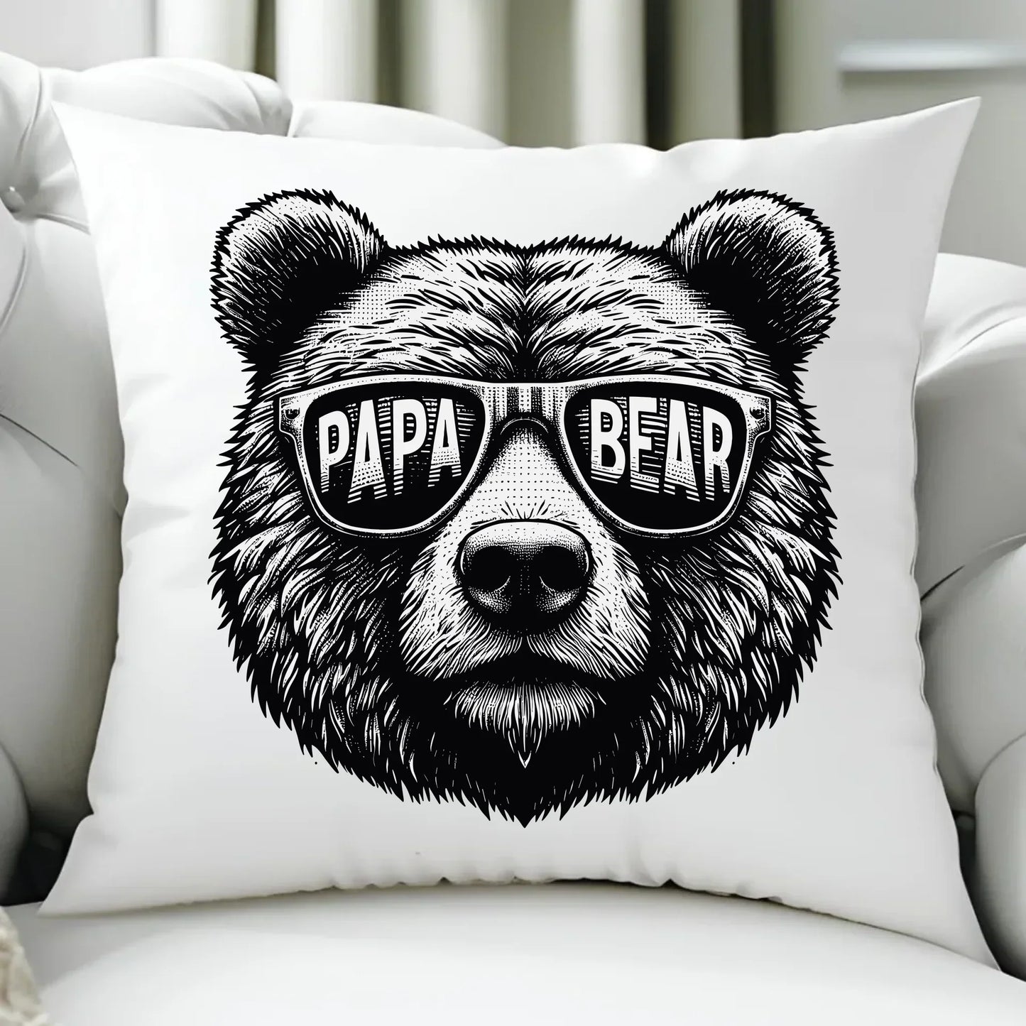 Papa bear | Poduszka dla taty DT62 - StoryCups.pl