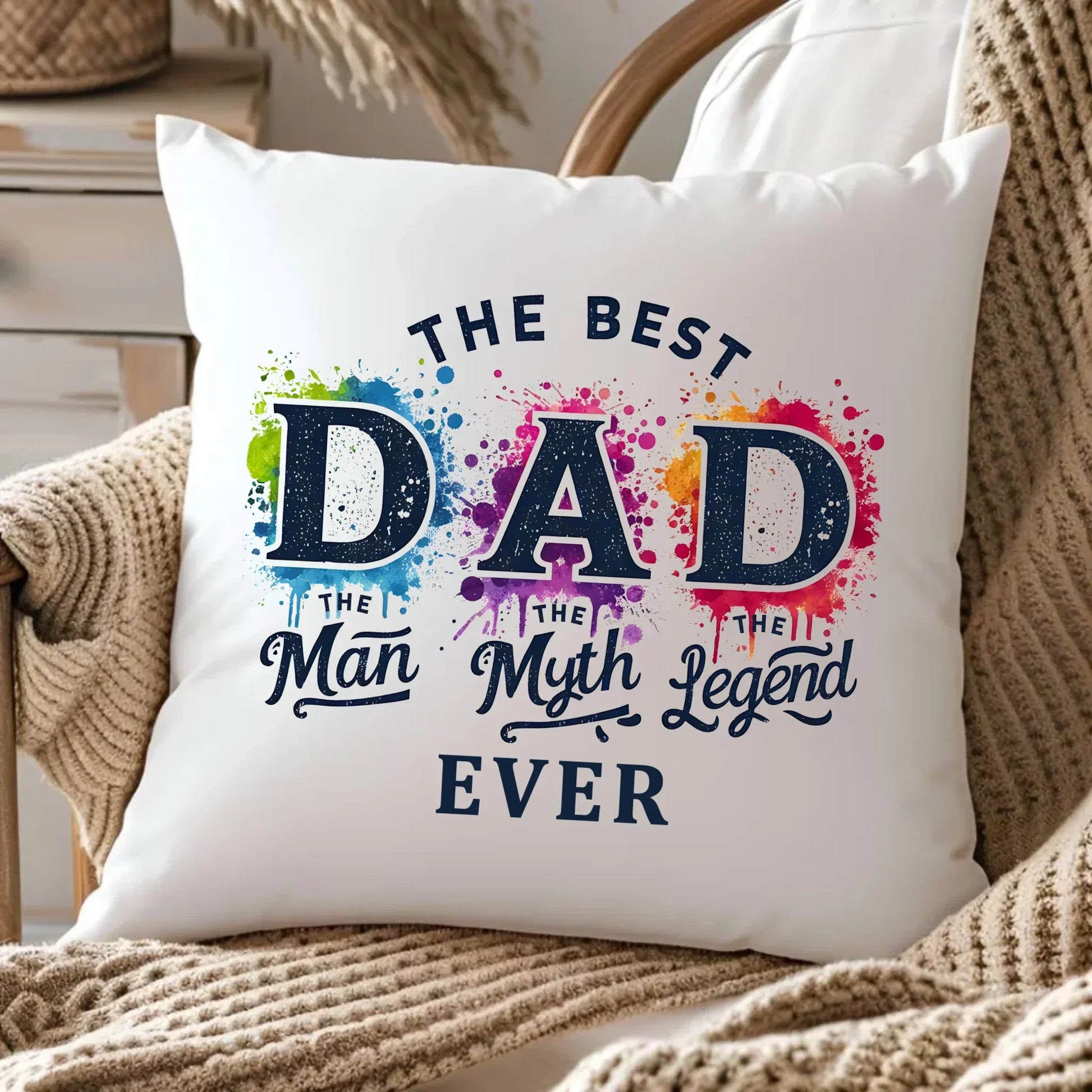 The best dad ever | Poduszka dla taty DT74 - StoryCups.pl