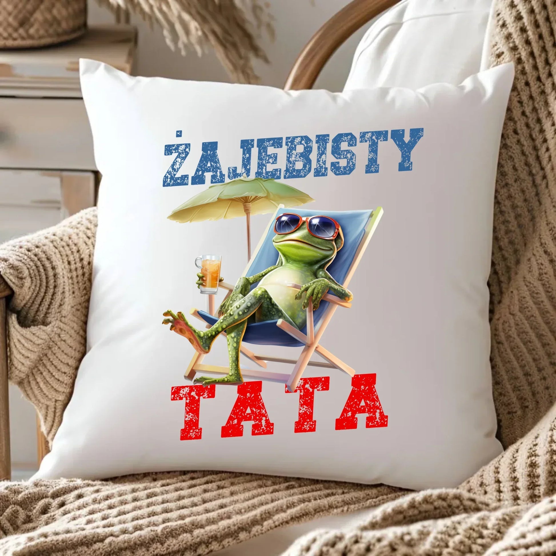 Żajebisty tata | Poduszka dla taty DT35 - StoryCups.pl