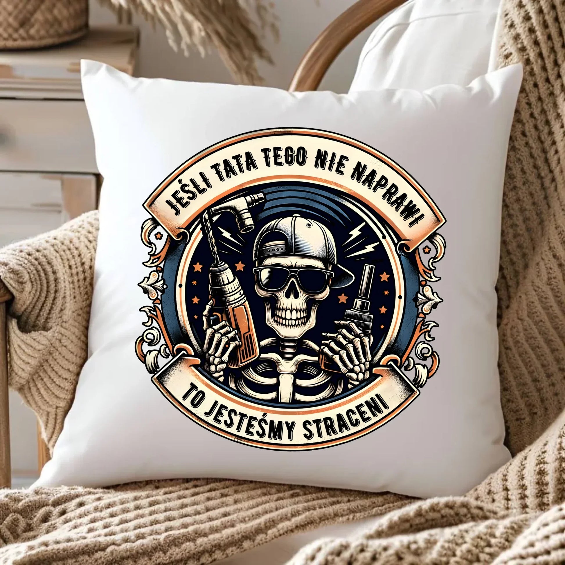 Jeśli tata tego nie naprawi | Poduszka dla taty DT61 - StoryCups.pl