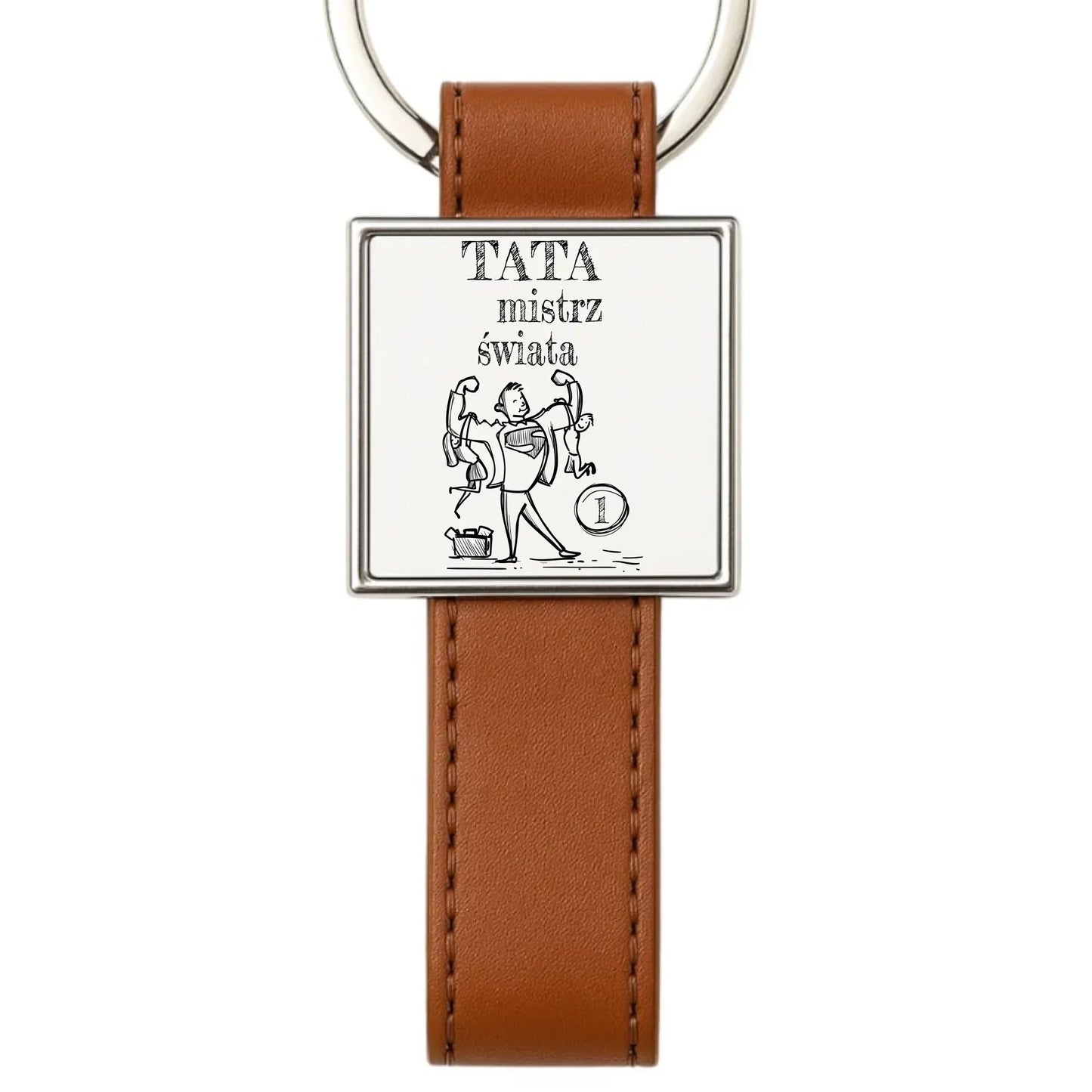 Tata Mistrz Świata | Brelok dla taty DT36 - StoryCups.pl
