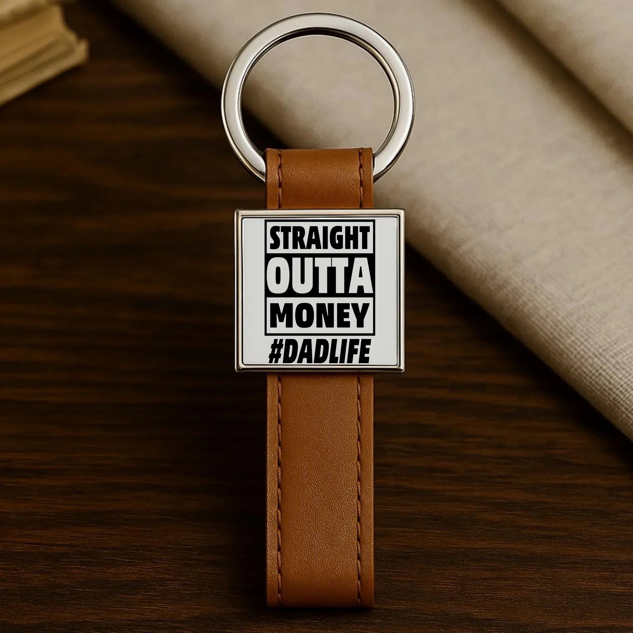 Straight outta money #dadlife | Brelok dla taty DT79 - StoryCups.pl