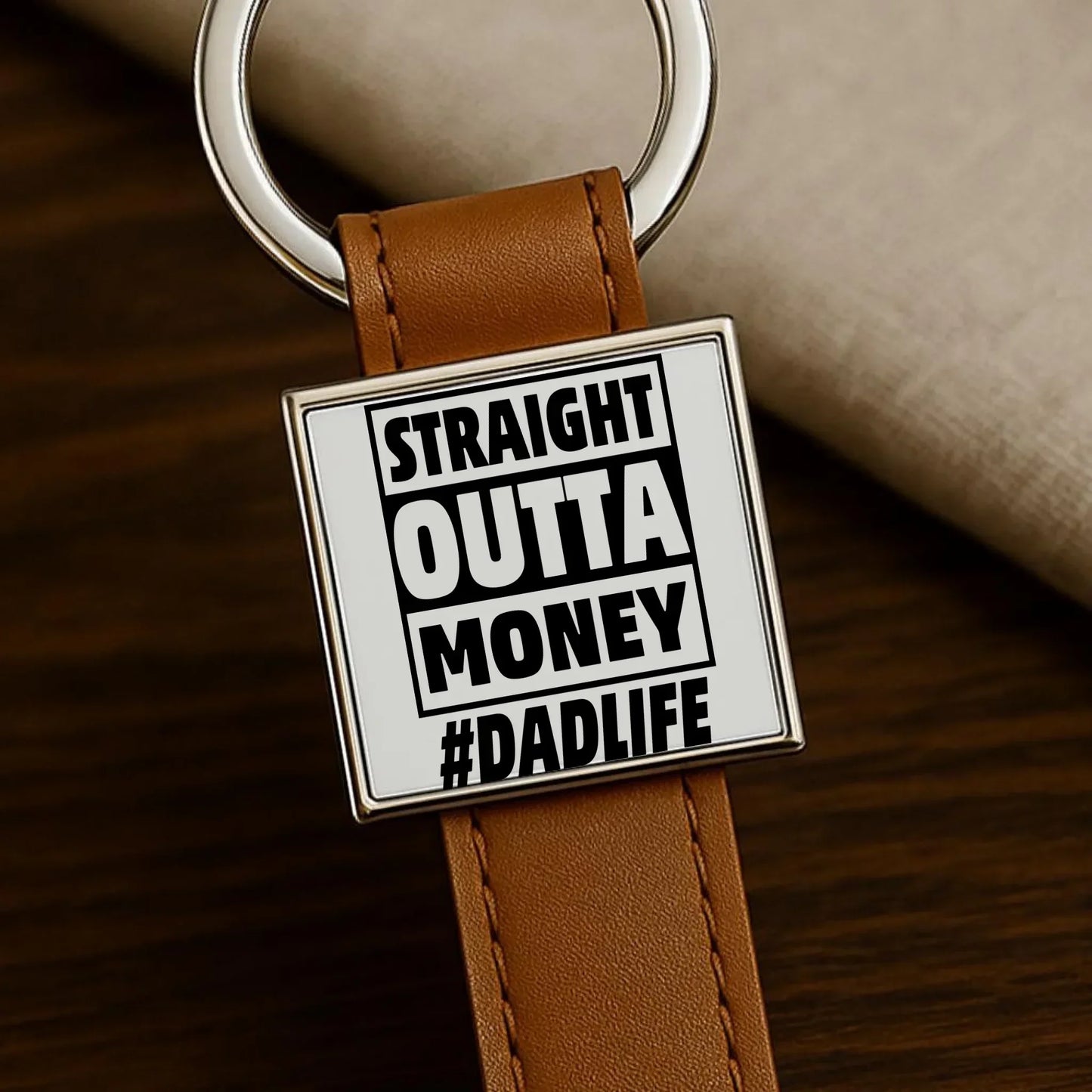 Straight outta money #dadlife | Brelok dla taty DT79 - StoryCups.pl