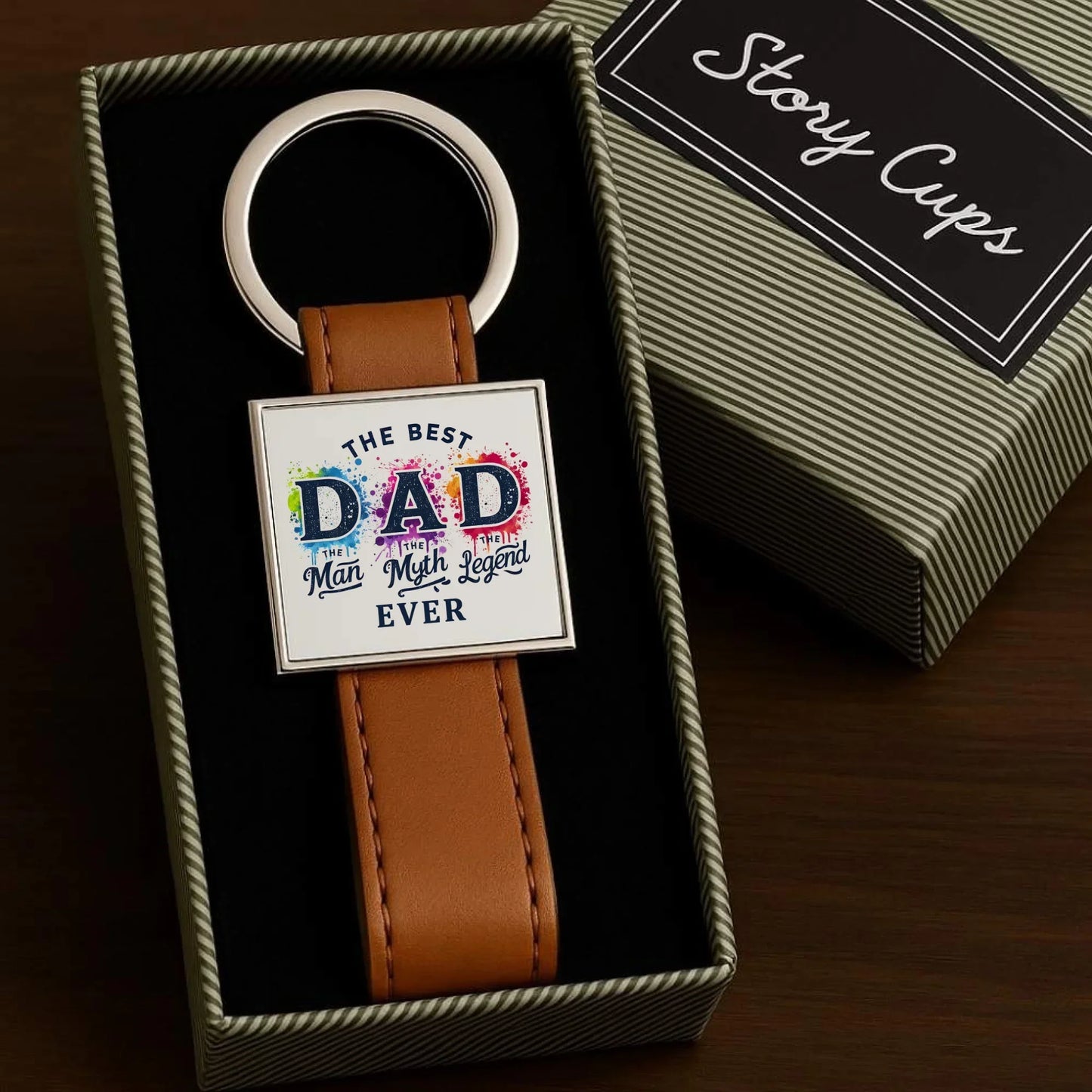 The best dad ever | Brelok dla taty DT74 - StoryCups.pl