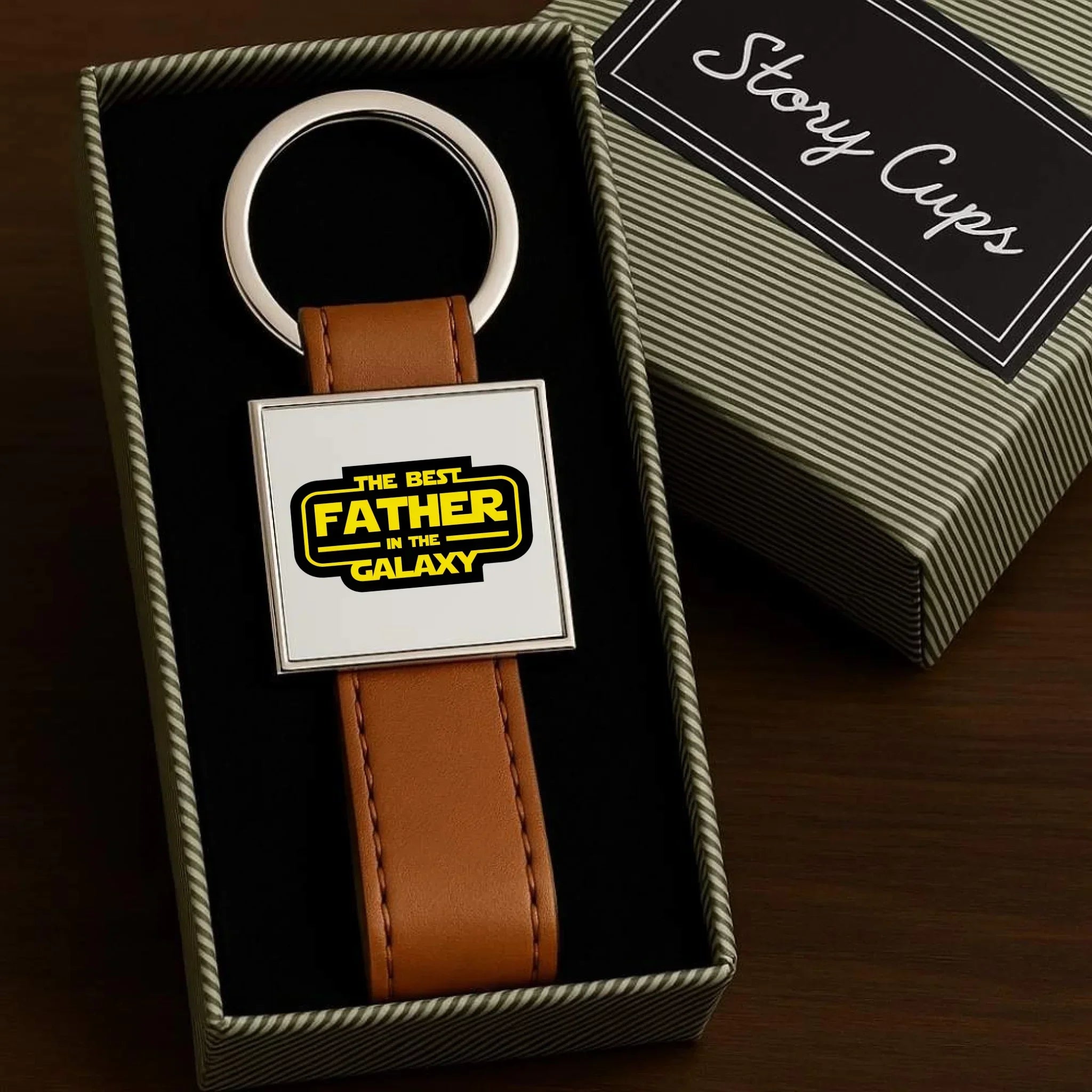 The best father in the galaxy | Brelok dla taty DT30 - StoryCups.pl