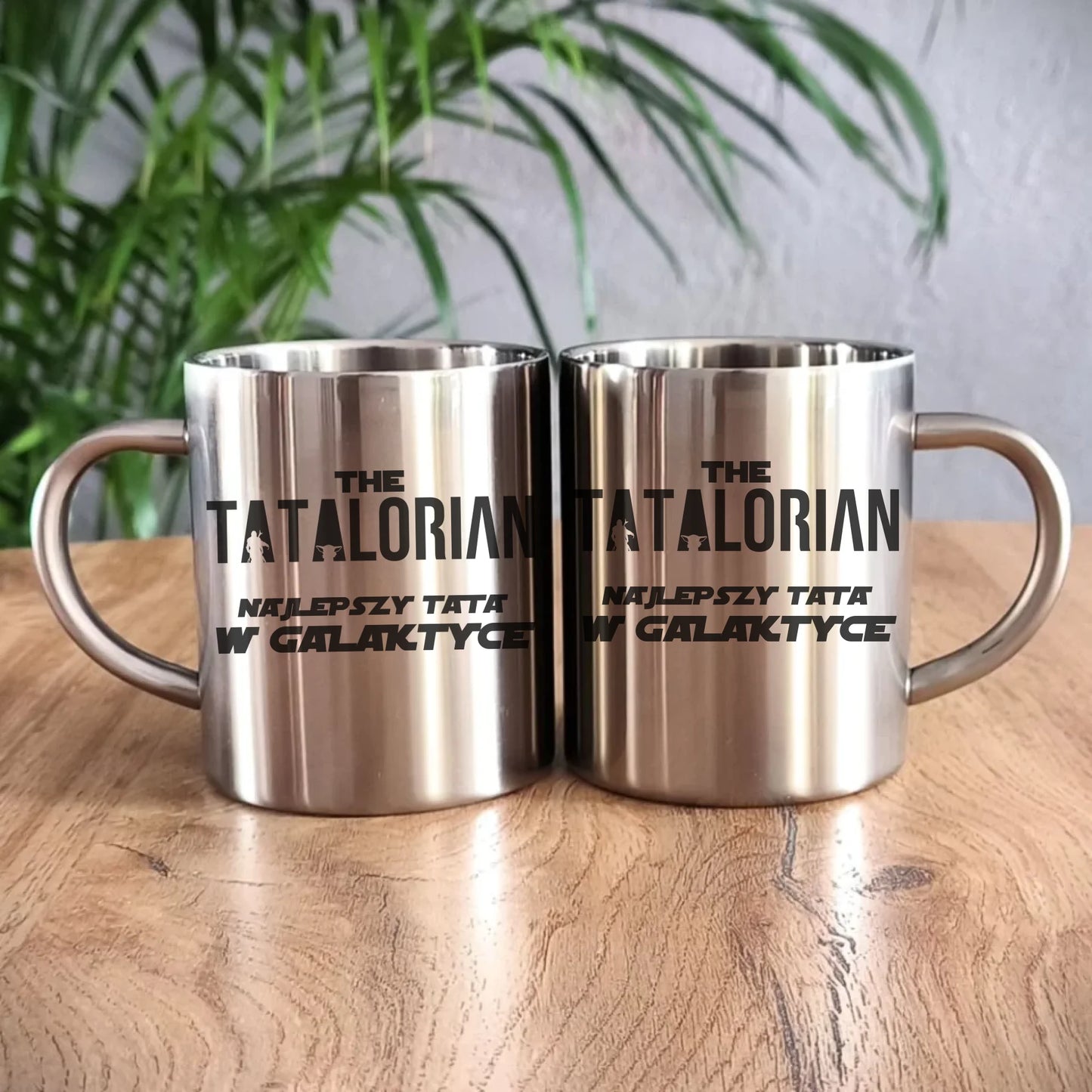 Metalowy kubek dla taty, prezent na Dzień Ojca, prezent dla taty