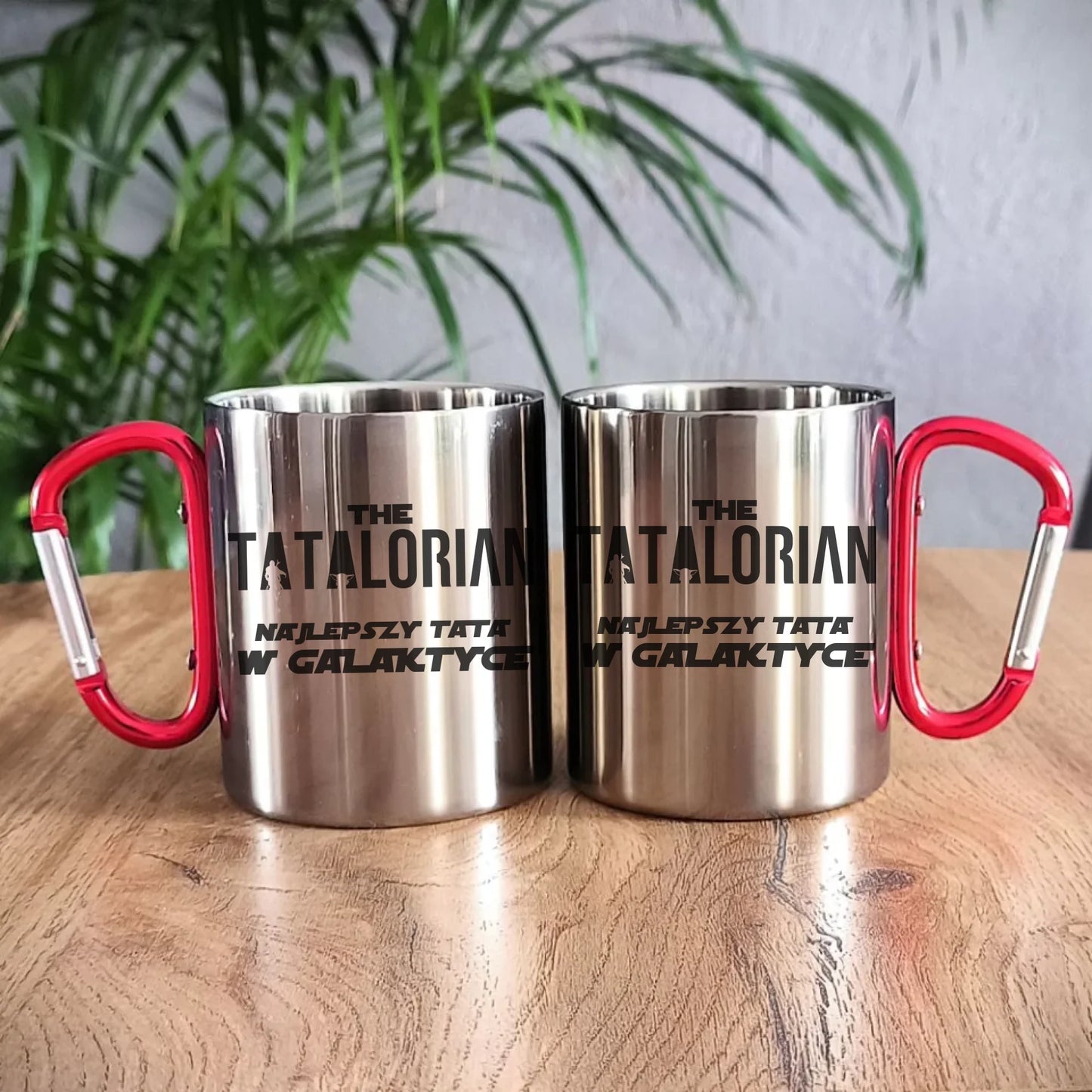 Metalowy kubek dla taty, prezent na Dzień Ojca, prezent dla taty