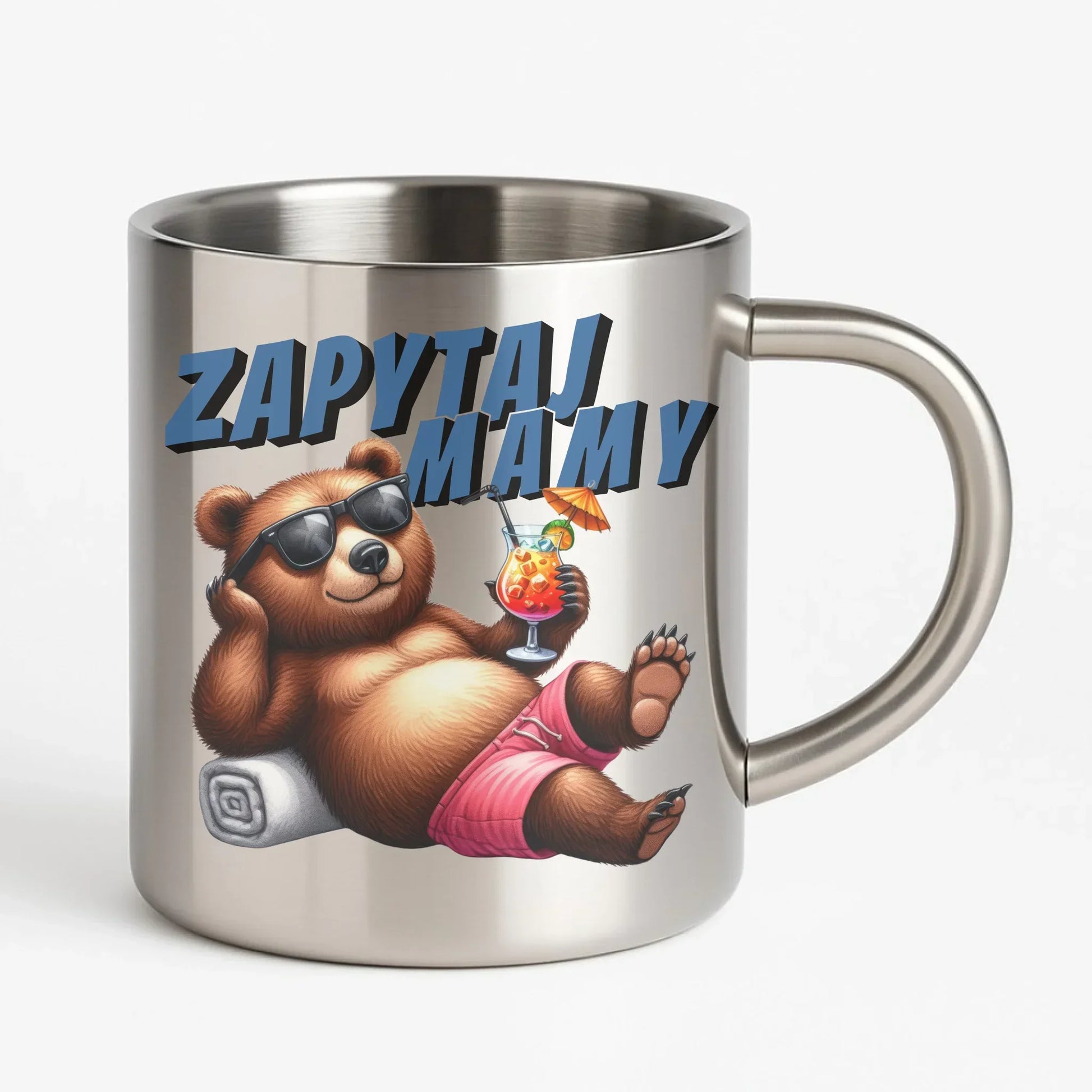 Zapytaj mamy | Metalowy kubek dla taty DT77 - StoryCups.pl
