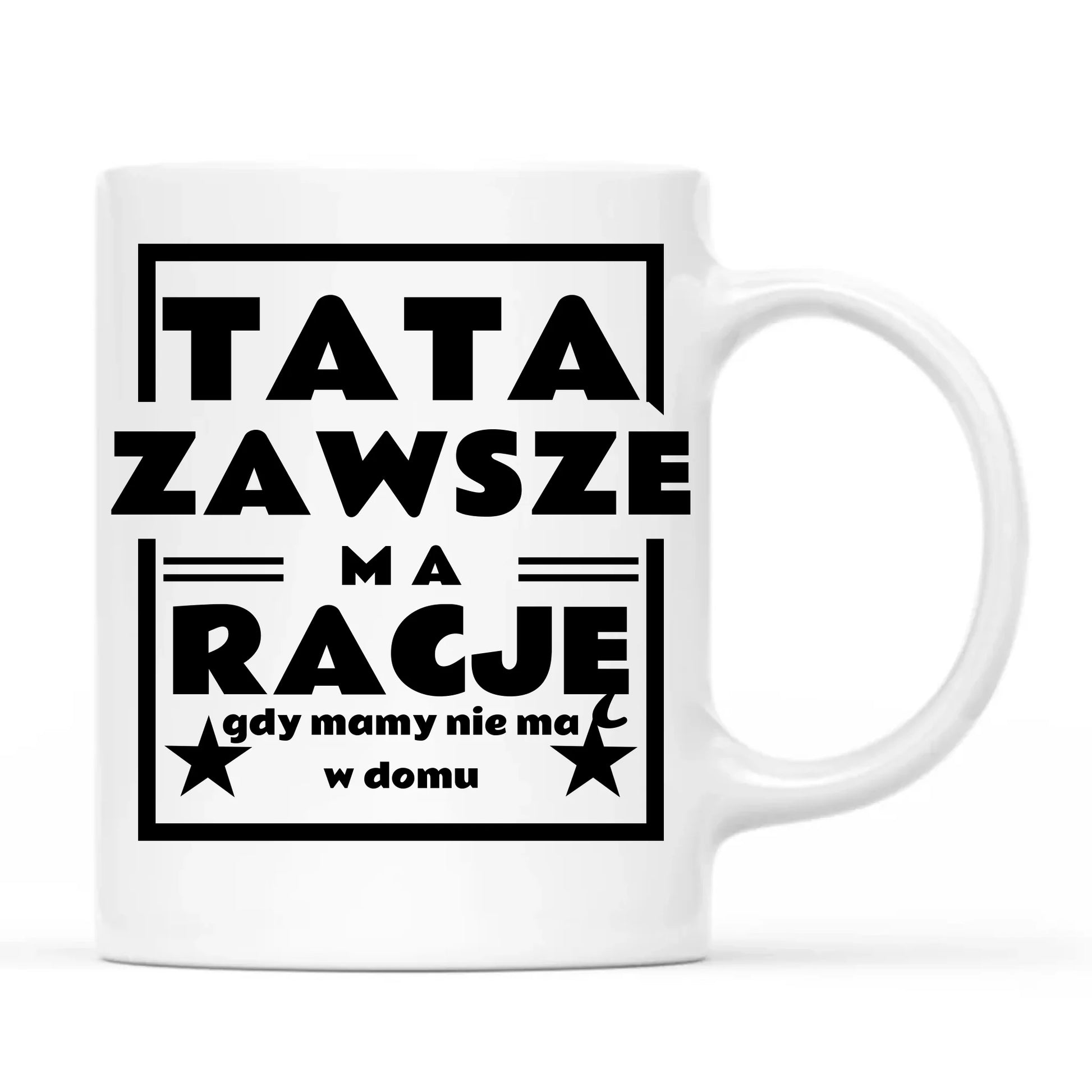 Kubek z nadrukiem prezent dla taty Dzień Ojca święta urodziny