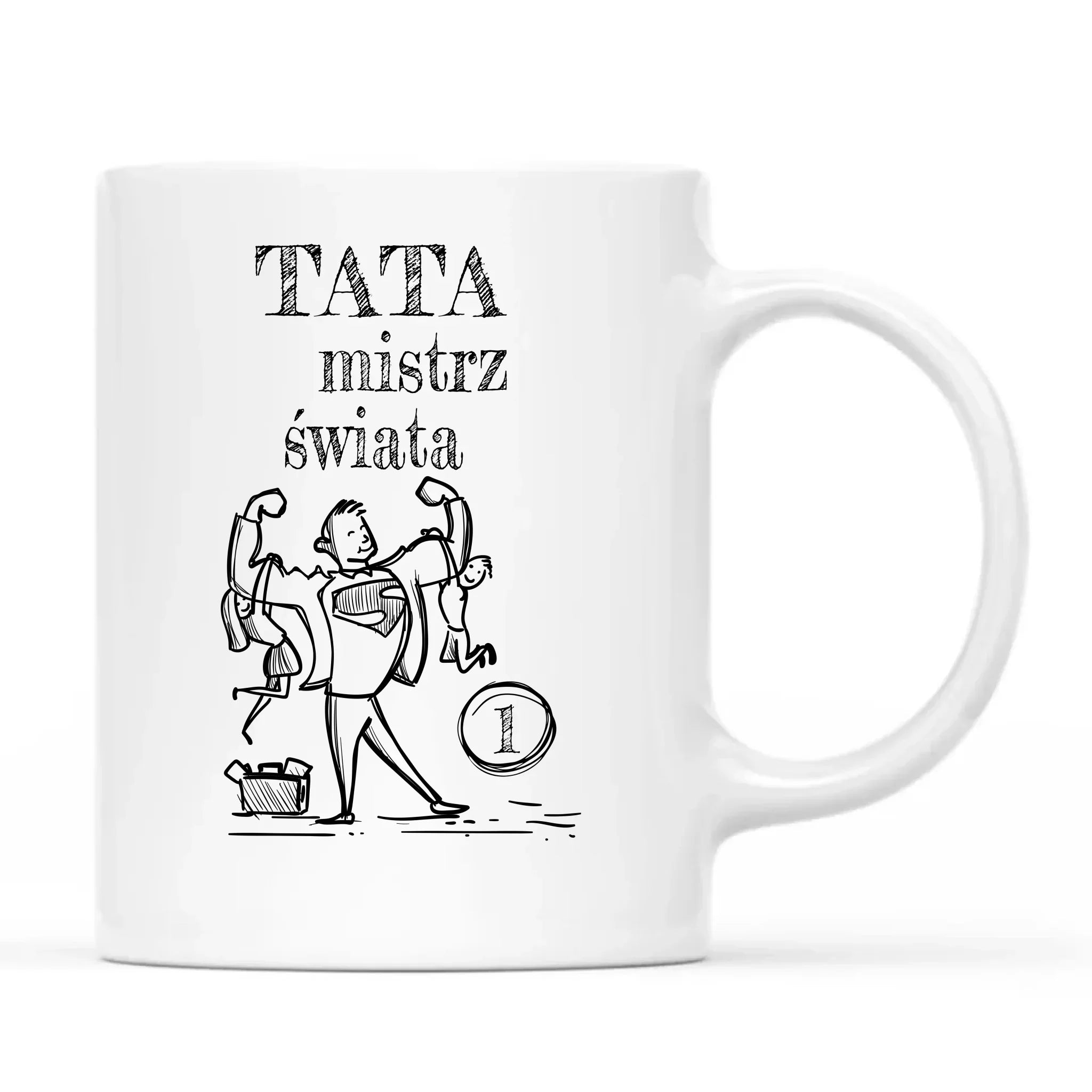 Tata Mistrz Świata | Kubek dla taty DT36 - StoryCups.pl