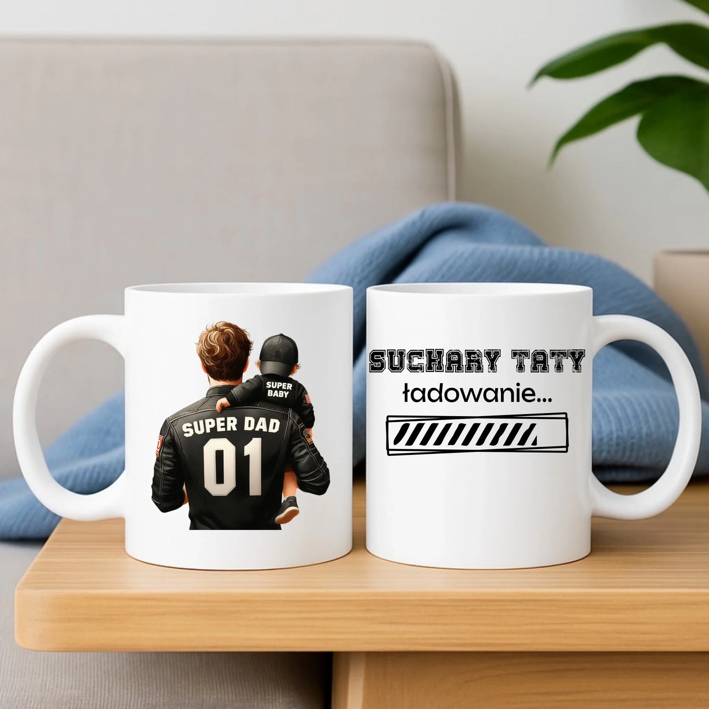 Kubek z nadrukiem dla taty na prezent Dzień Ojca urodziny