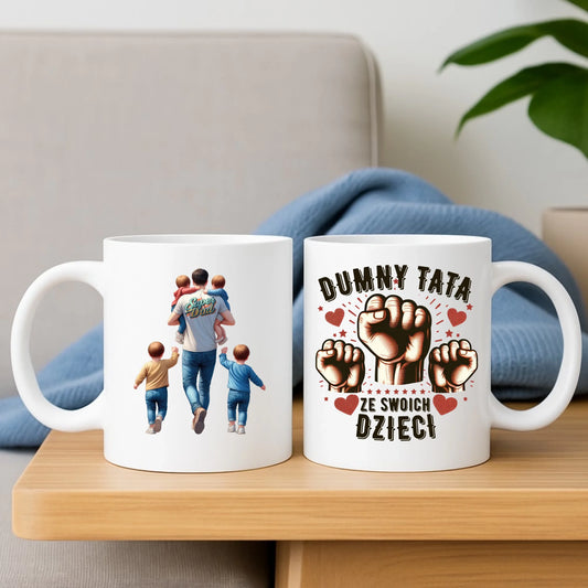 Kubek z nadrukiem dla taty na prezent Dzień Ojca urodziny