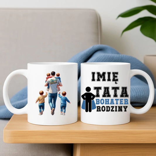 Kubek z nadrukiem dla taty na prezent Dzień Ojca urodziny