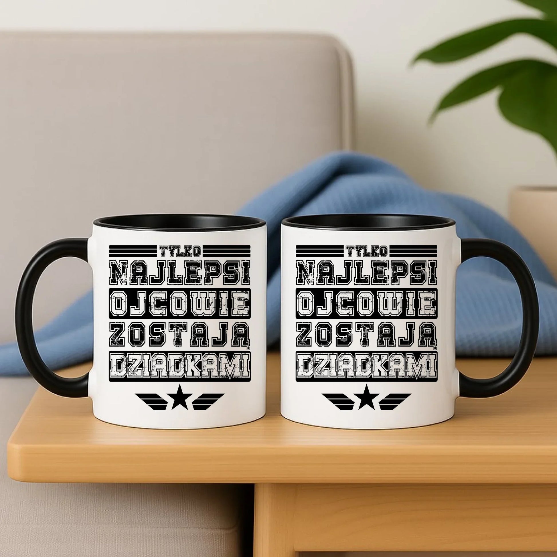 Tylko najlepsi ojcowie zostają dziadkami | Kubek dla taty DT39 - StoryCups.pl