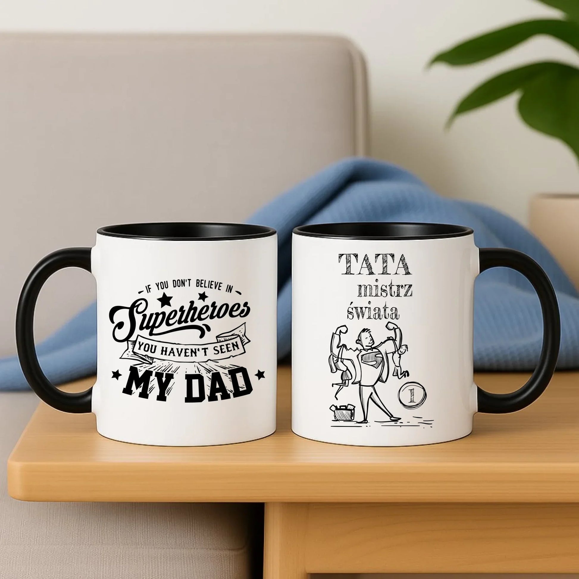 Tata Mistrz Świata | Kubek dla taty DT36 - StoryCups.pl