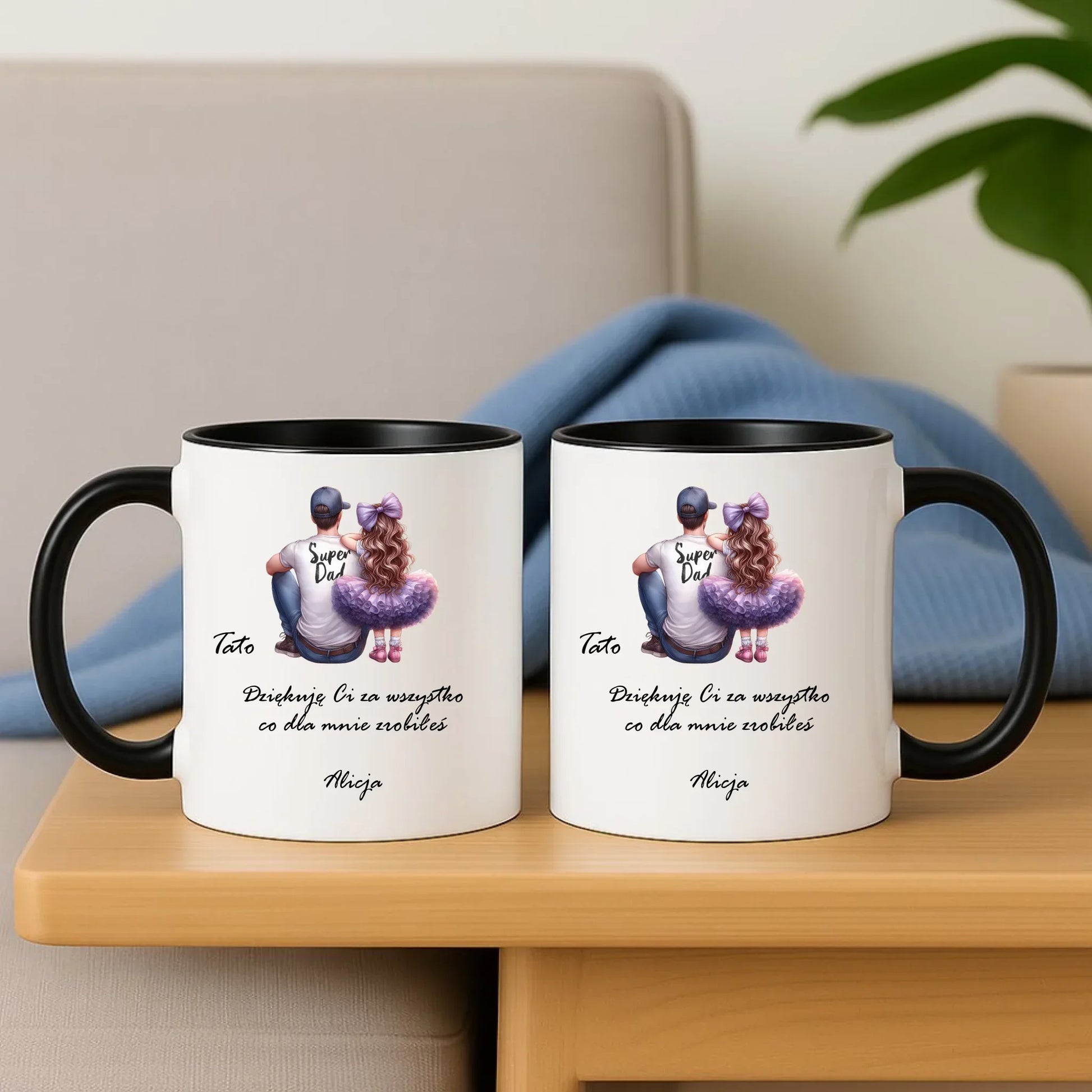 Tato dziękuję Ci | Kubek z dedykacją dla taty DT14 - StoryCups.pl