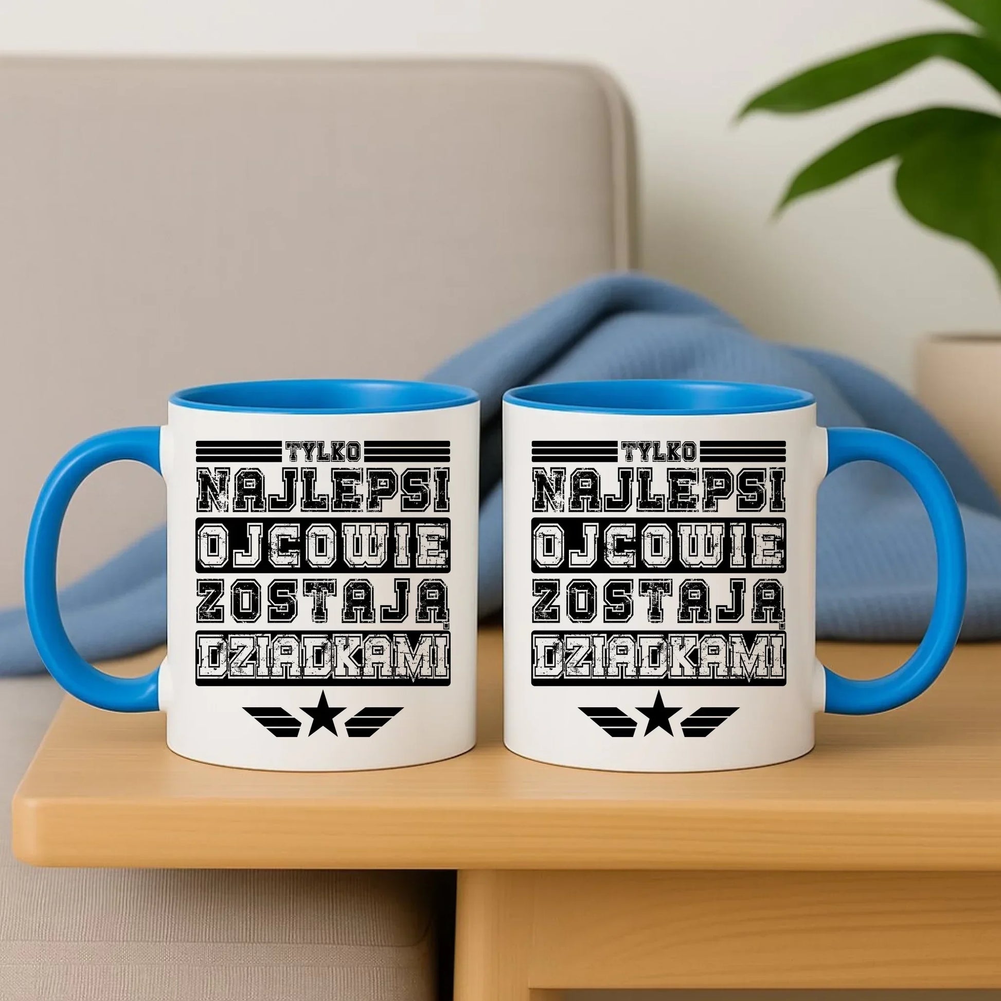 Tylko najlepsi ojcowie zostają dziadkami | Kubek dla taty DT39 - StoryCups.pl