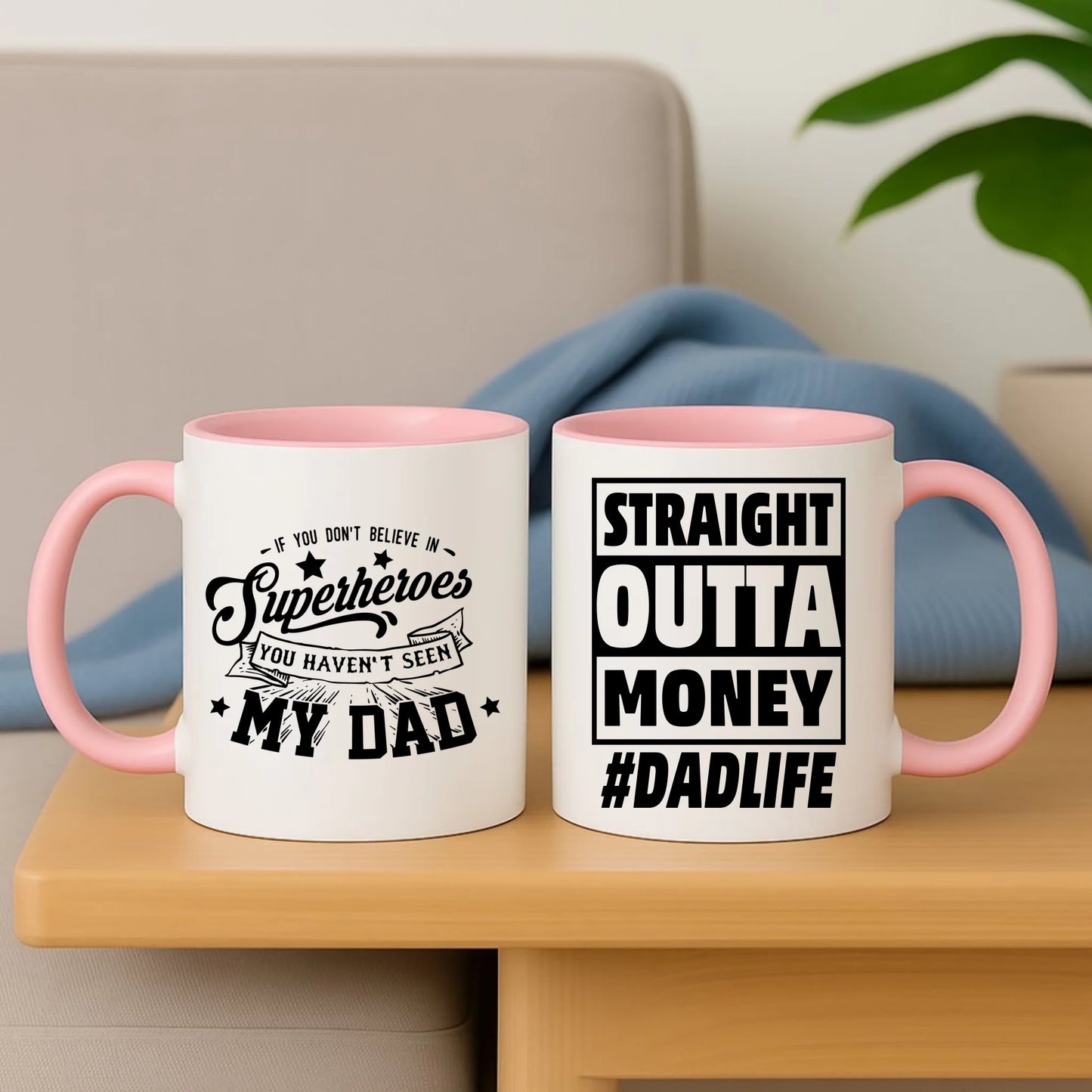 Personalizowany kubek dla taty na prezent Dzień Ojca Święta Urodziny