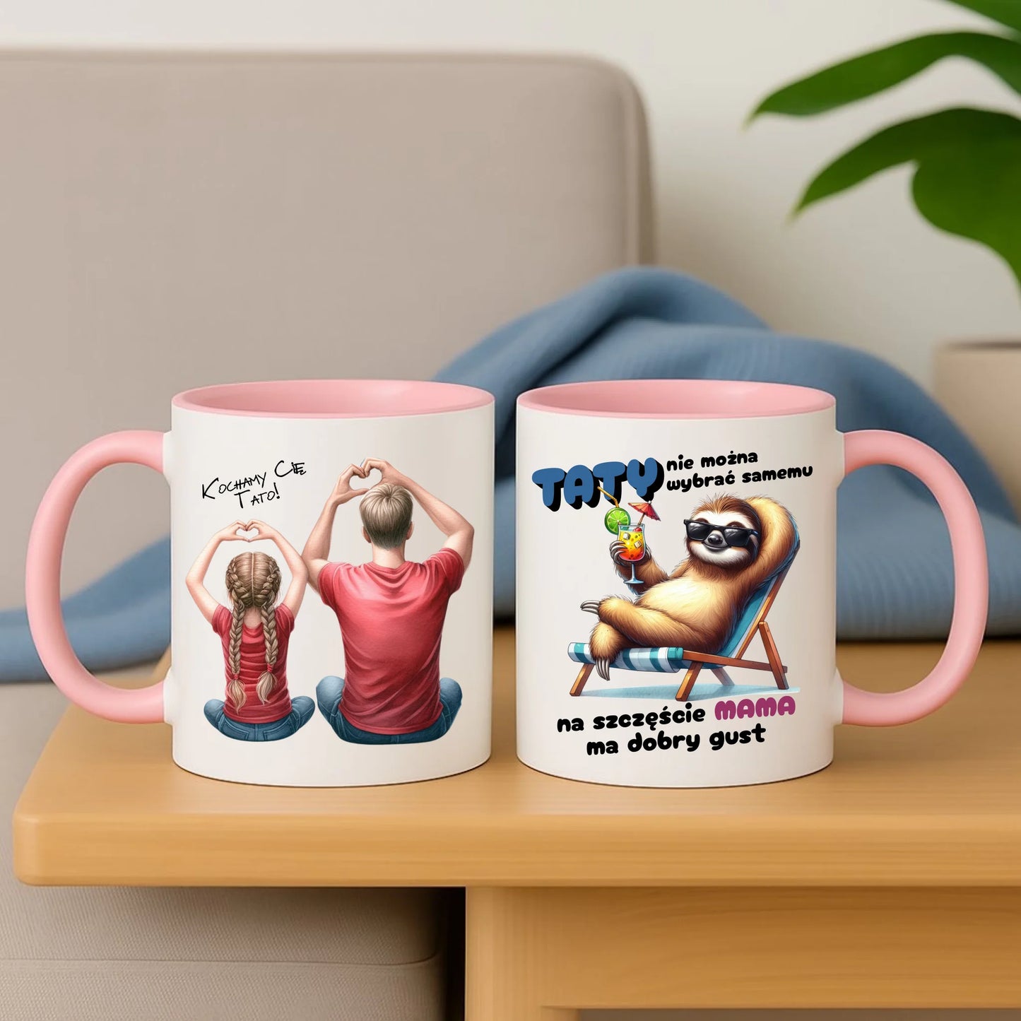 Personalizowany kubek dla taty na prezent Dzień Ojca Święta Urodziny