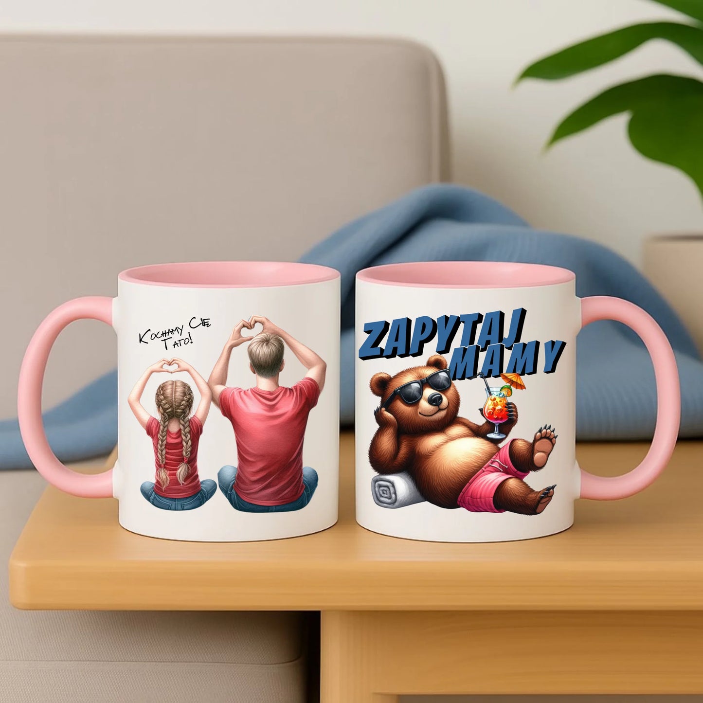 Personalizowany kubek dla taty na prezent Dzień Ojca Święta Urodziny