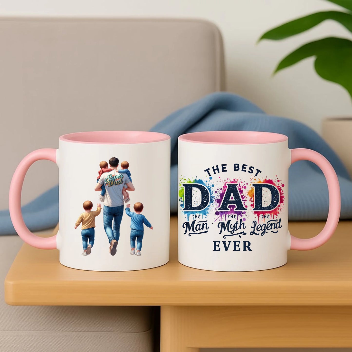 Personalizowany kubek dla taty na prezent Dzień Ojca Święta Urodziny