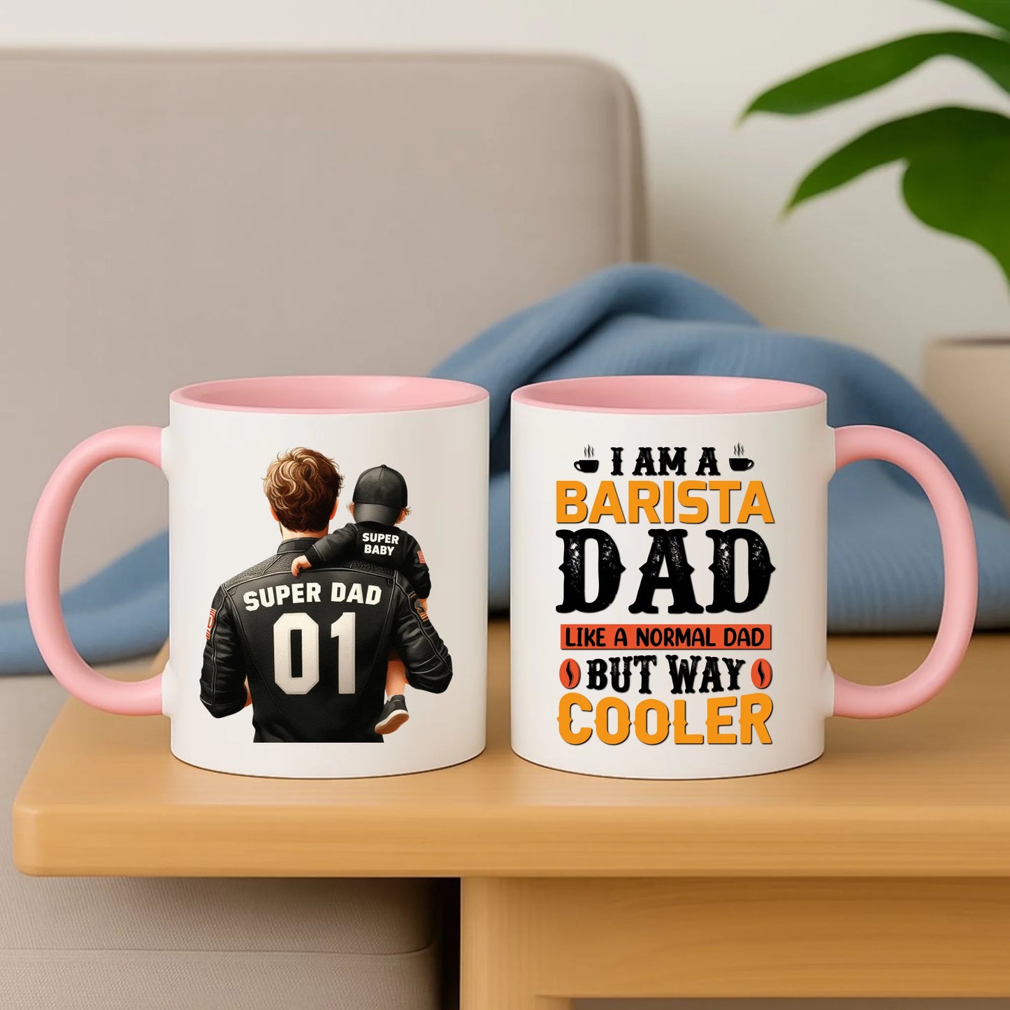 Personalizowany kubek dla taty na prezent Dzień Ojca Święta Urodziny