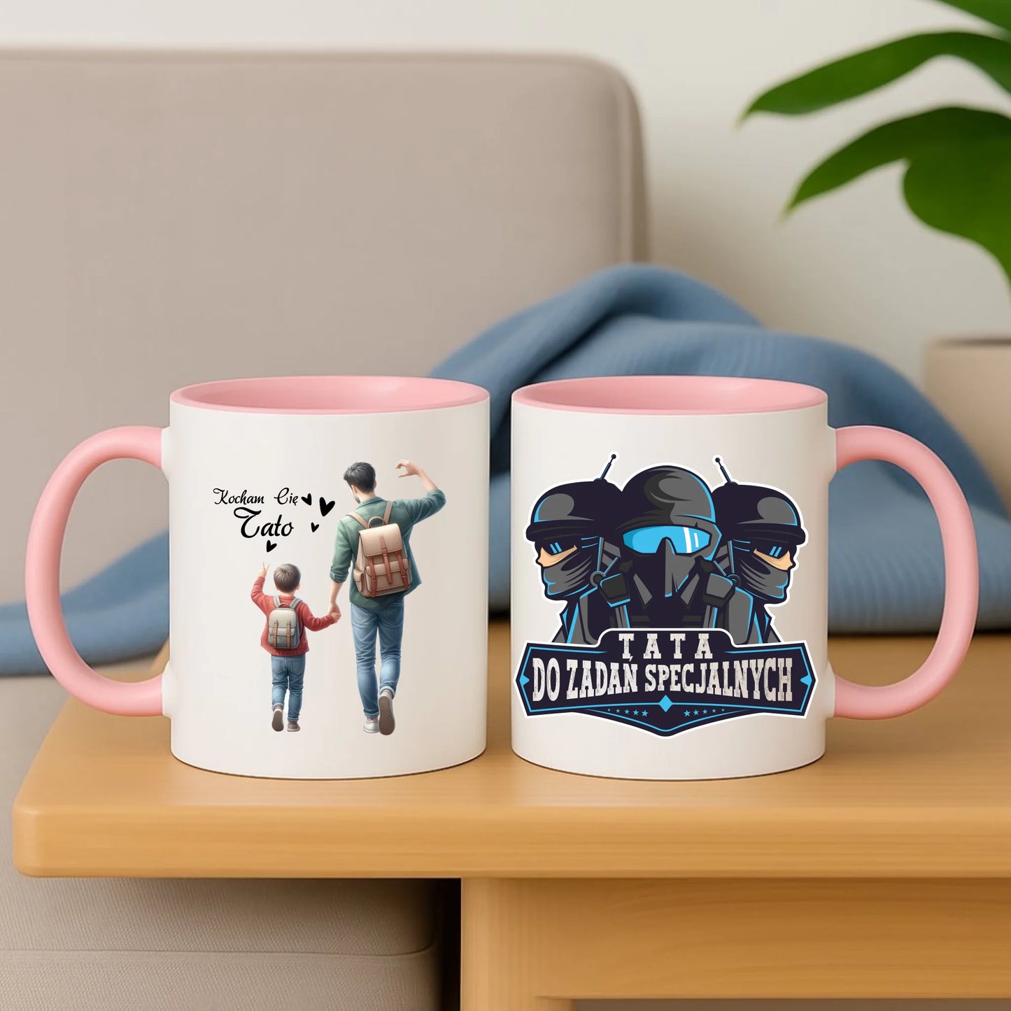 Personalizowany kubek dla taty na prezent Dzień Ojca Święta Urodziny