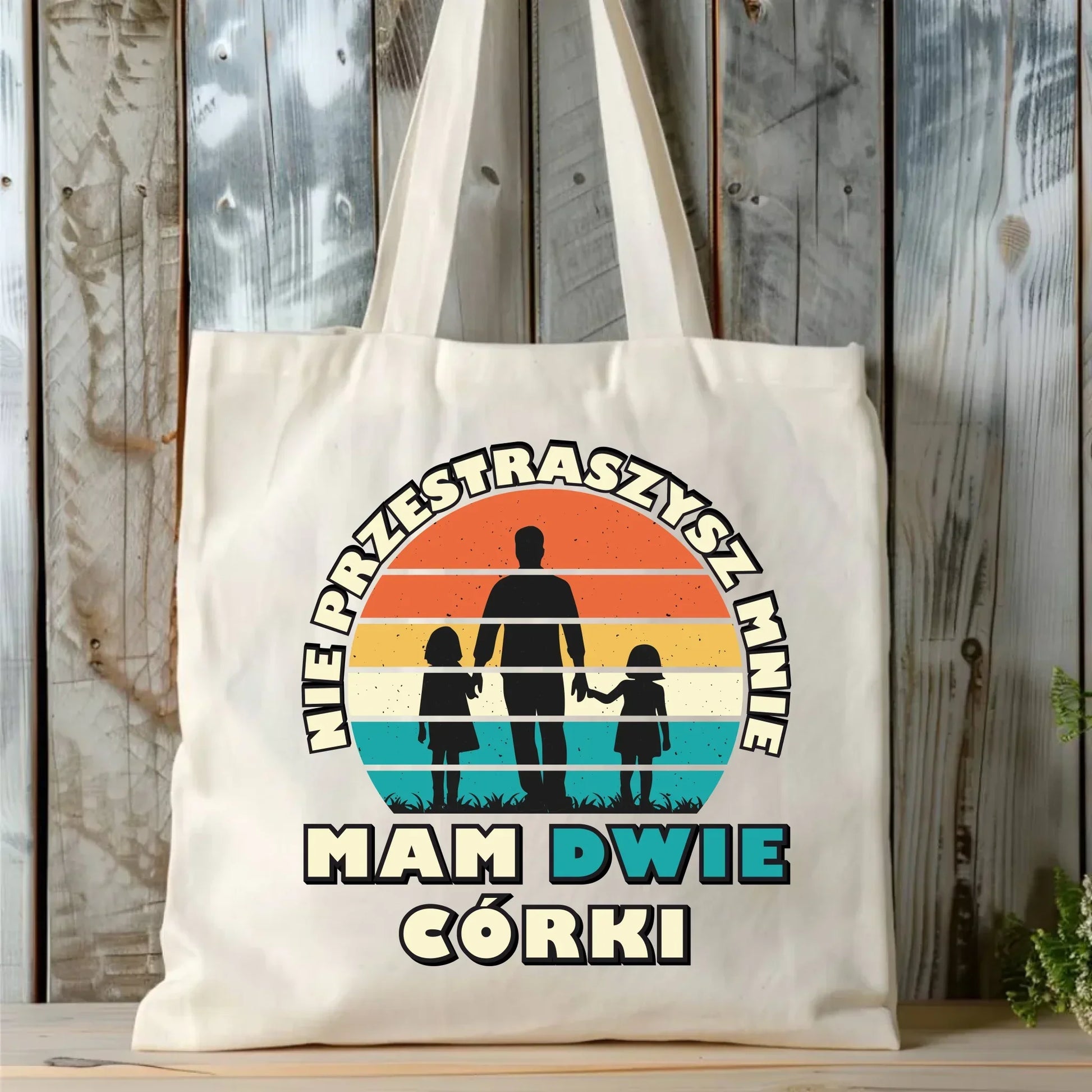 Nie przestraszy mnie mam dwie córki | Torba dla taty DT02 - StoryCups.pl