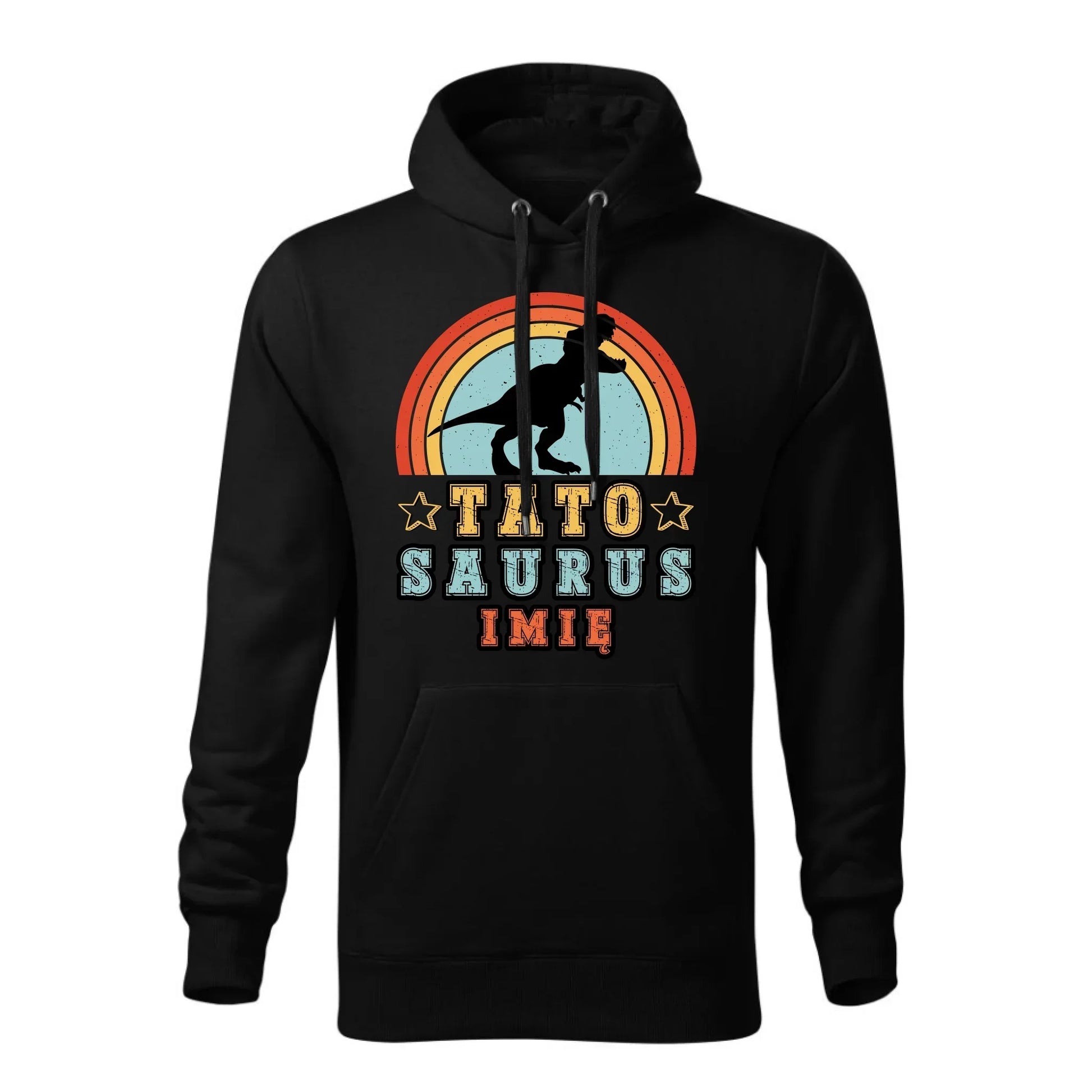 Tatosaurus + imię | Bluza męska z kapturem dla taty DT03 - StoryCups.pl