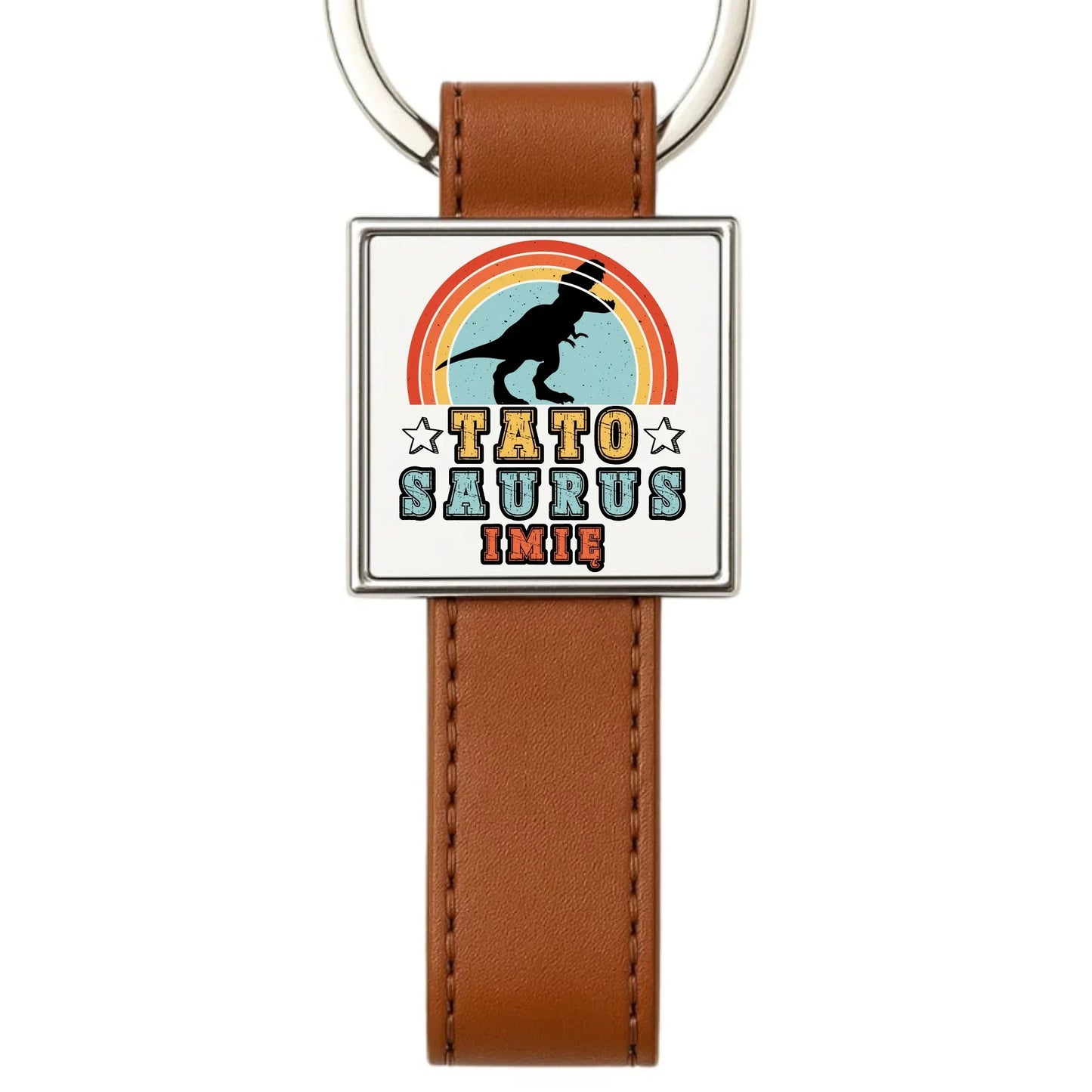 Tatosaurus + imię | Brelok dla taty DT03 - StoryCups.pl