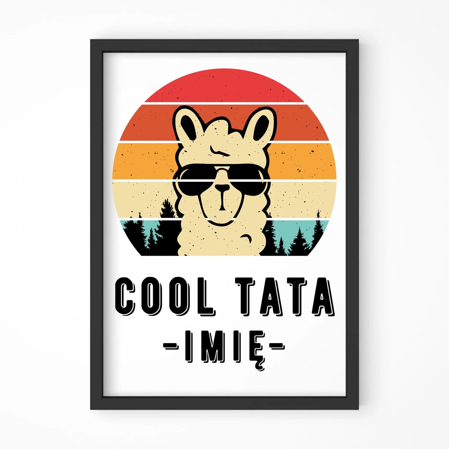 Cool tata | Plakat w ramie dla taty DT04