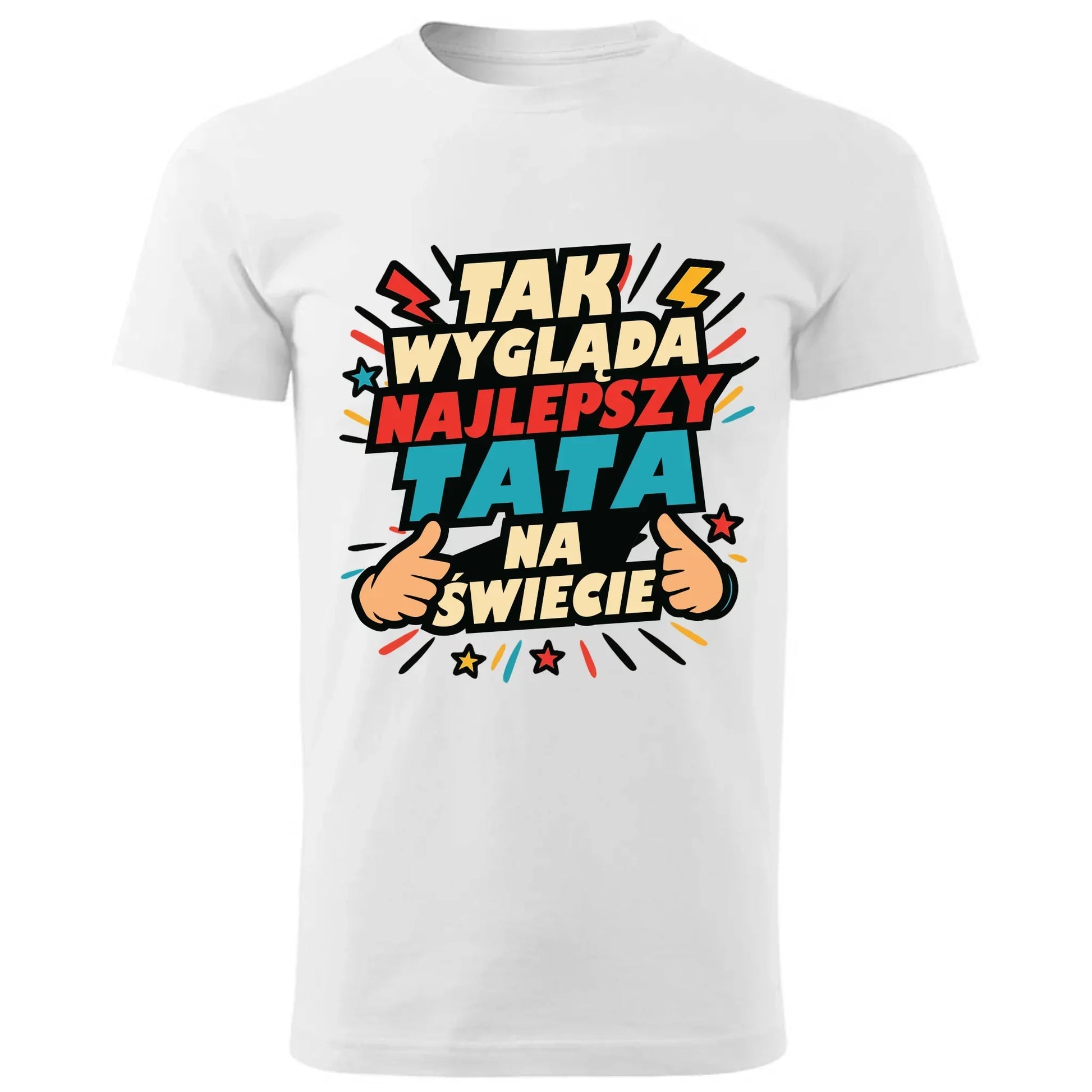 Tak wygląda najlepszy tata na świecie | Koszulka dla taty DT08 - StoryCups.pl