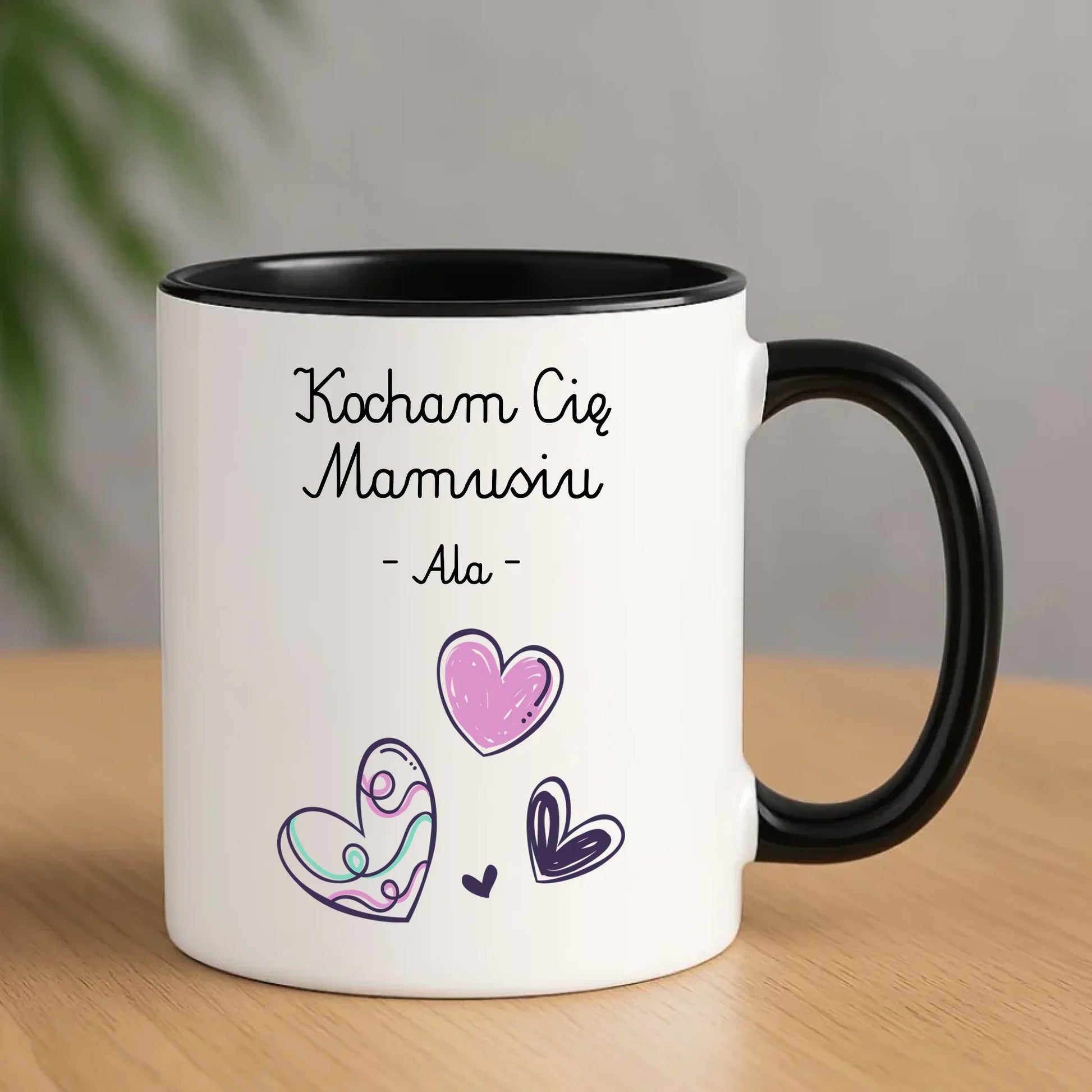 Kocham Cię Mamusiu personalizacja | Kubek prezent dla mamy DM05 - StoryCups.pl