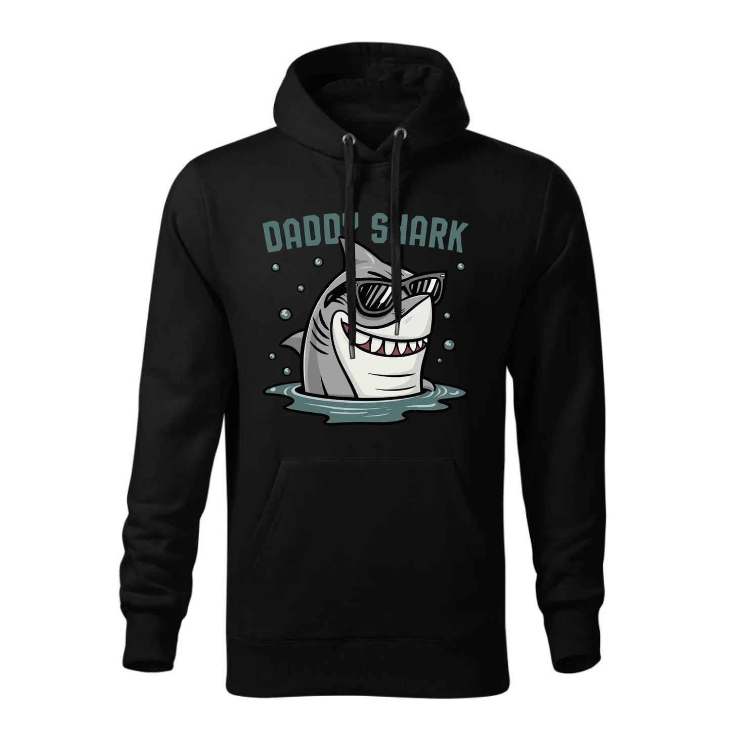 Daddy shark | Bluza męska z kapturem dla taty DT15 - StoryCups.pl
