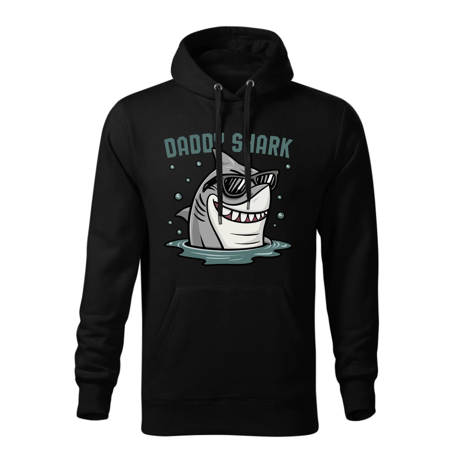 Daddy shark | Bluza męska z kapturem dla taty DT15 - StoryCups.pl