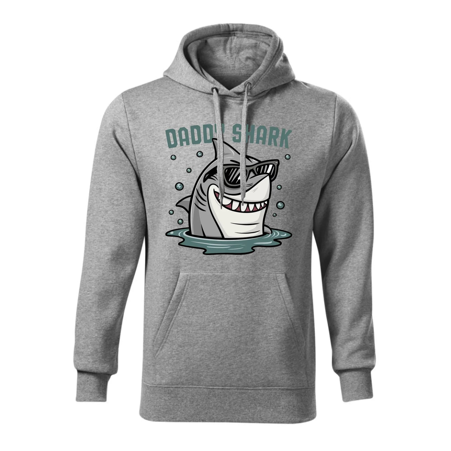 Daddy shark | Bluza męska z kapturem dla taty DT15 - StoryCups.pl