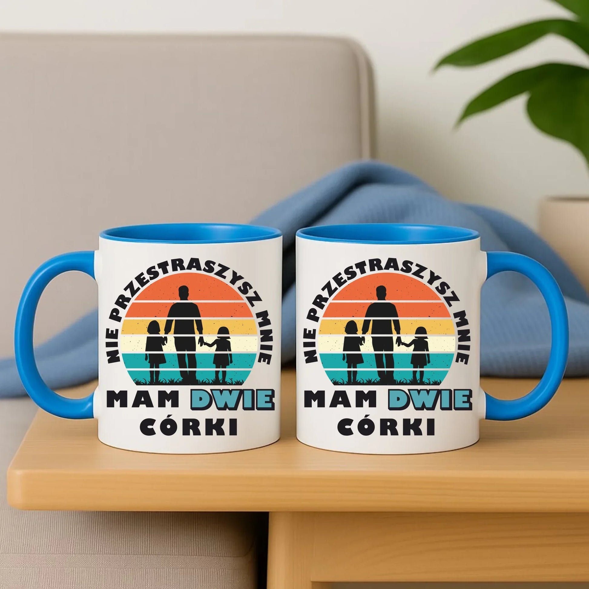 Nie przestraszysz mnie mam dwie córki | Kubek dla taty DT02 - StoryCups.pl