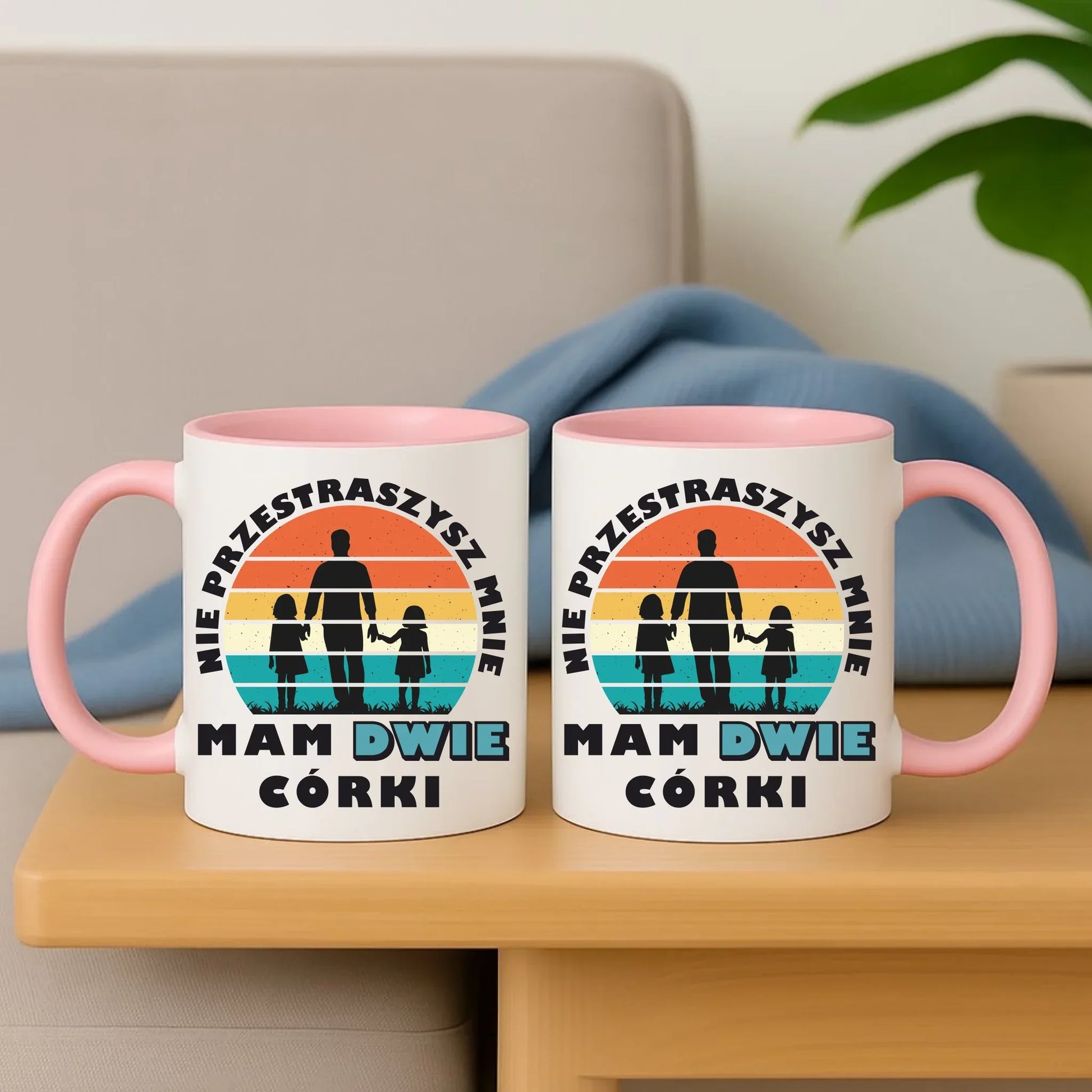 Nie przestraszysz mnie mam dwie córki | Kubek dla taty DT02 - StoryCups.pl