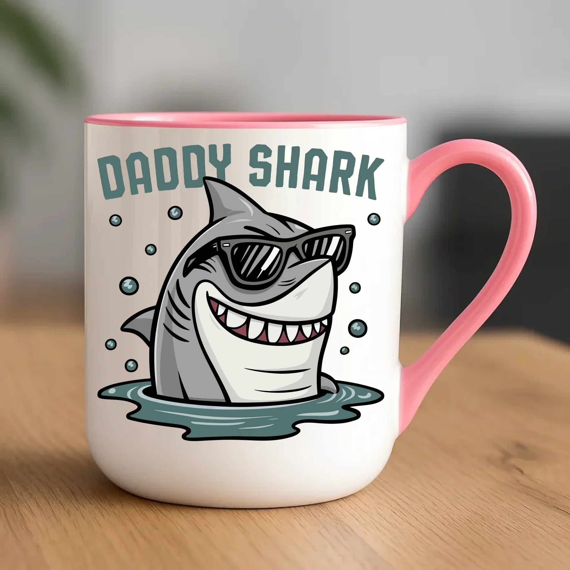 Daddy shark | Kubek elegant dla taty DT15 - StoryCups.pl