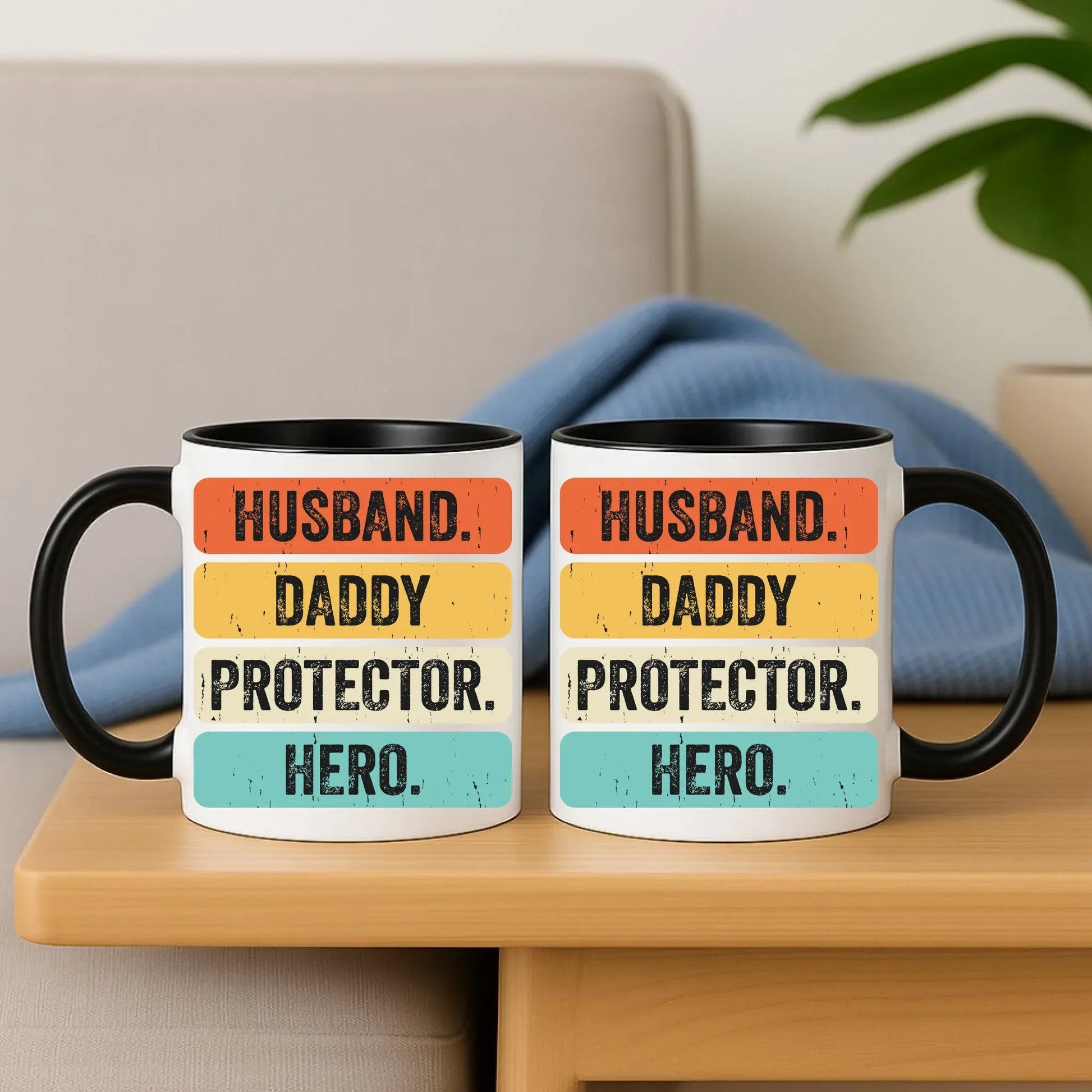 Husband daddy protector hero | Kubek dla taty DT05 - StoryCups.pl