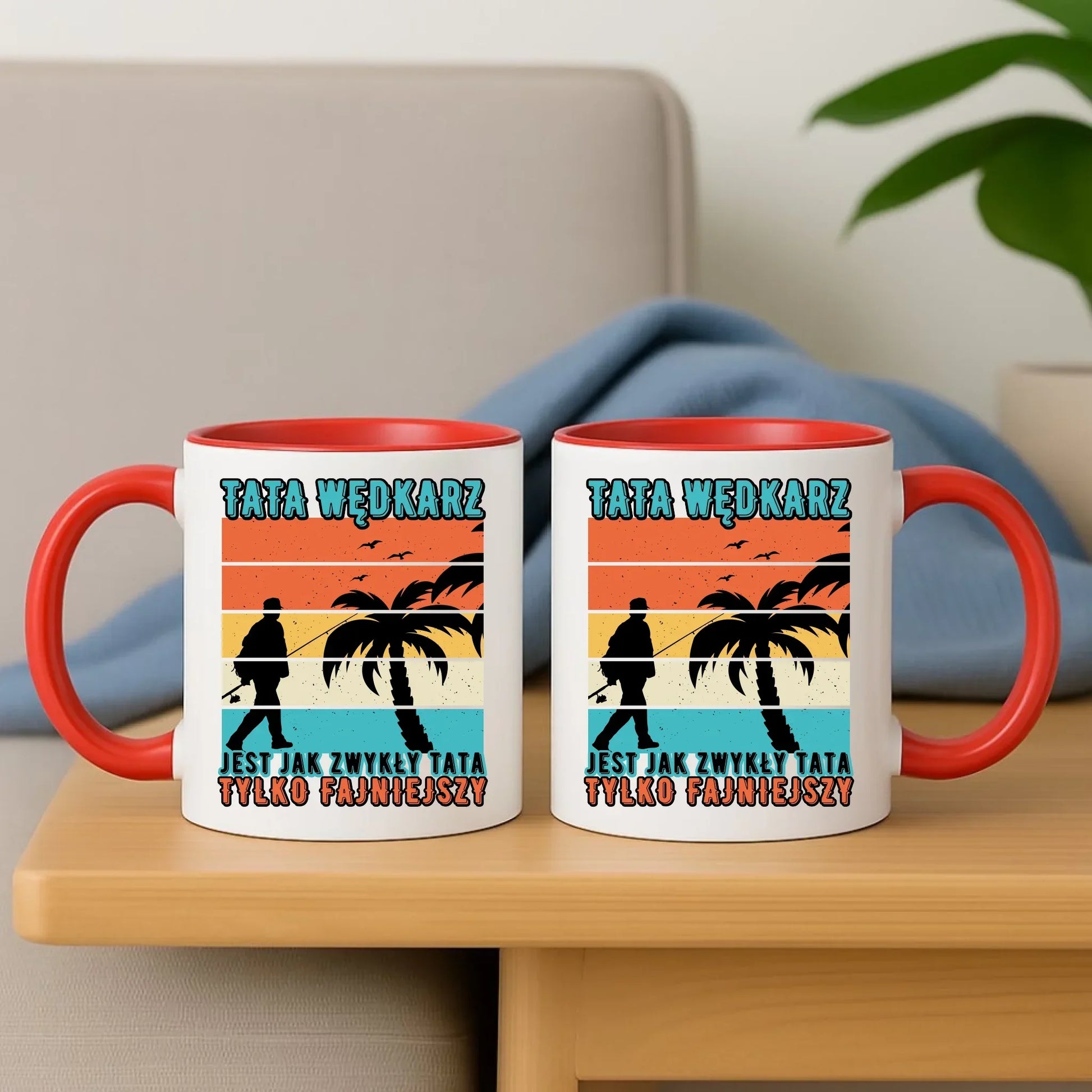 Tata wędkarz | Kubek z nadrukiem DT06 - StoryCups.pl