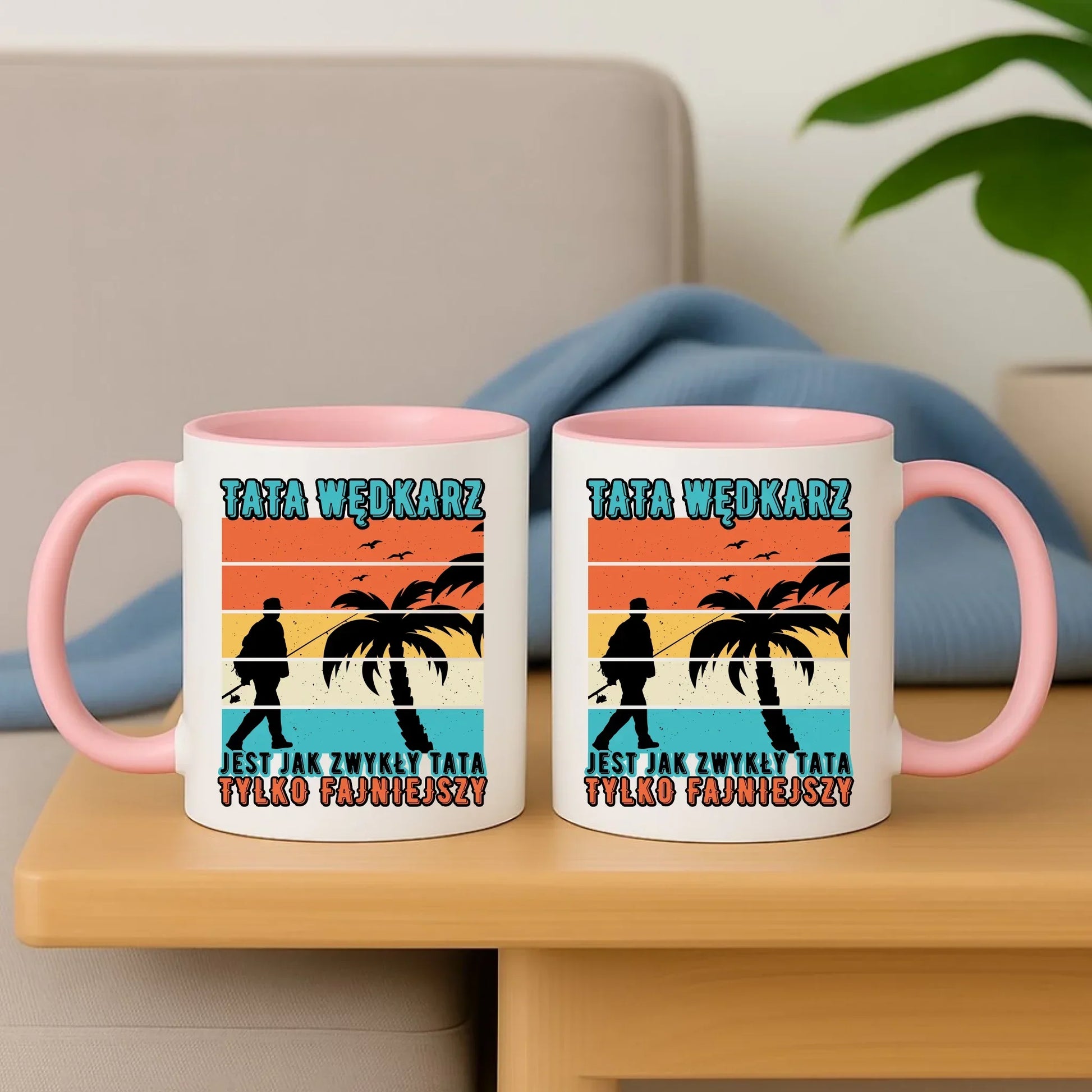Tata wędkarz | Kubek z nadrukiem DT06 - StoryCups.pl