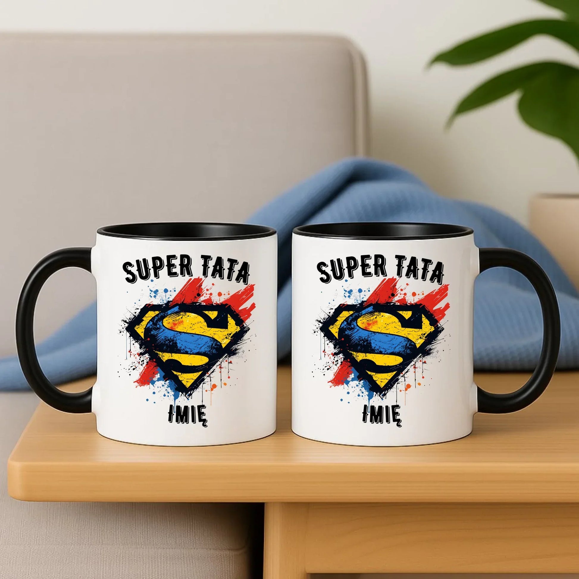 Super Tata imię | Kubek dla taty na prezent DT07 - StoryCups.pl