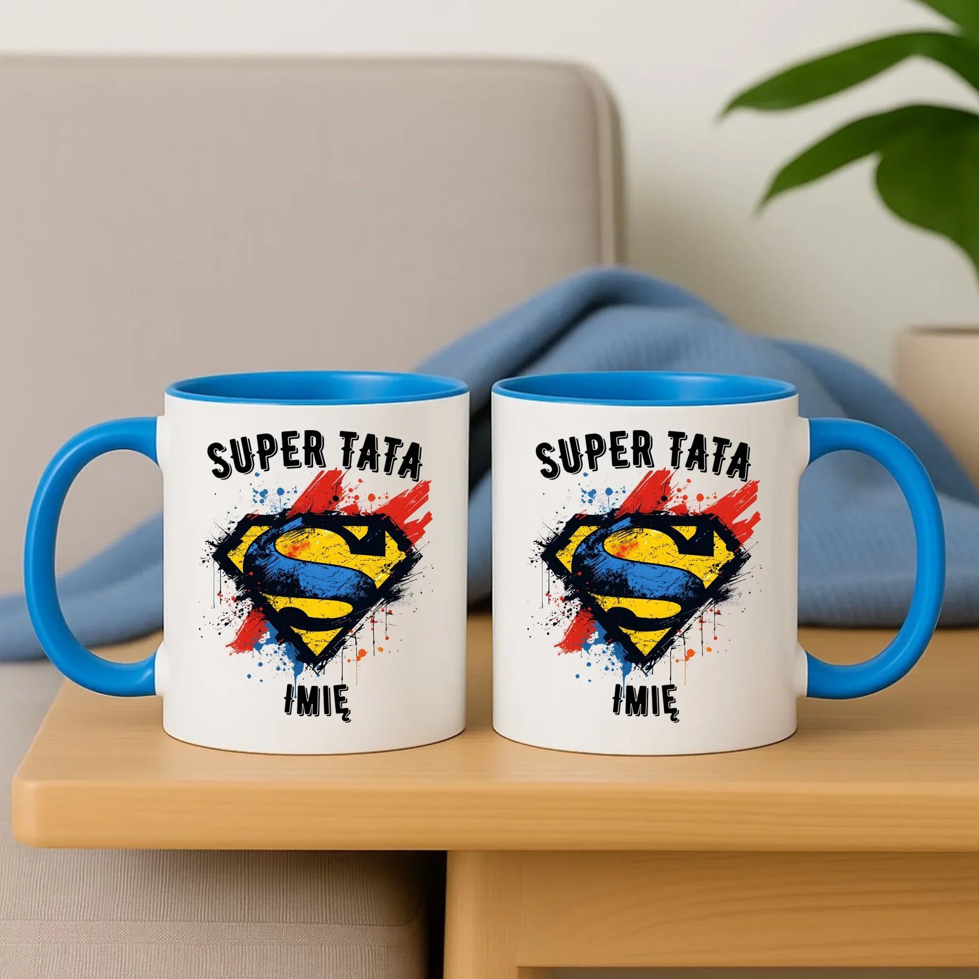 Super Tata imię | Kubek dla taty na prezent DT07 - StoryCups.pl