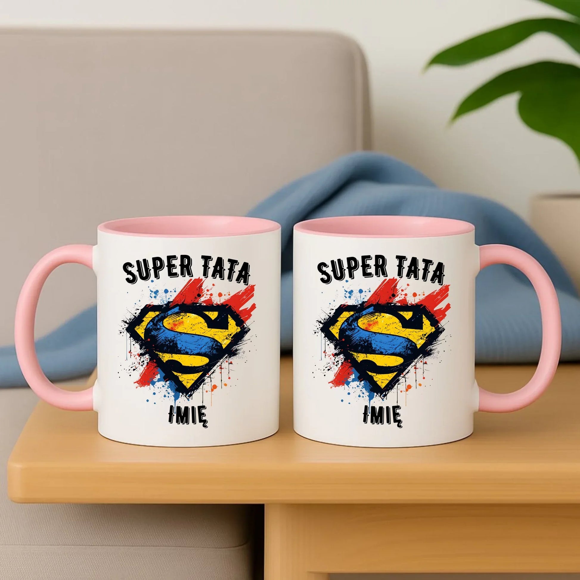 Super Tata imię | Kubek dla taty na prezent DT07 - StoryCups.pl